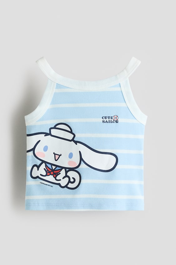 Детские топы H&M Ribbed Tank Top with Motif