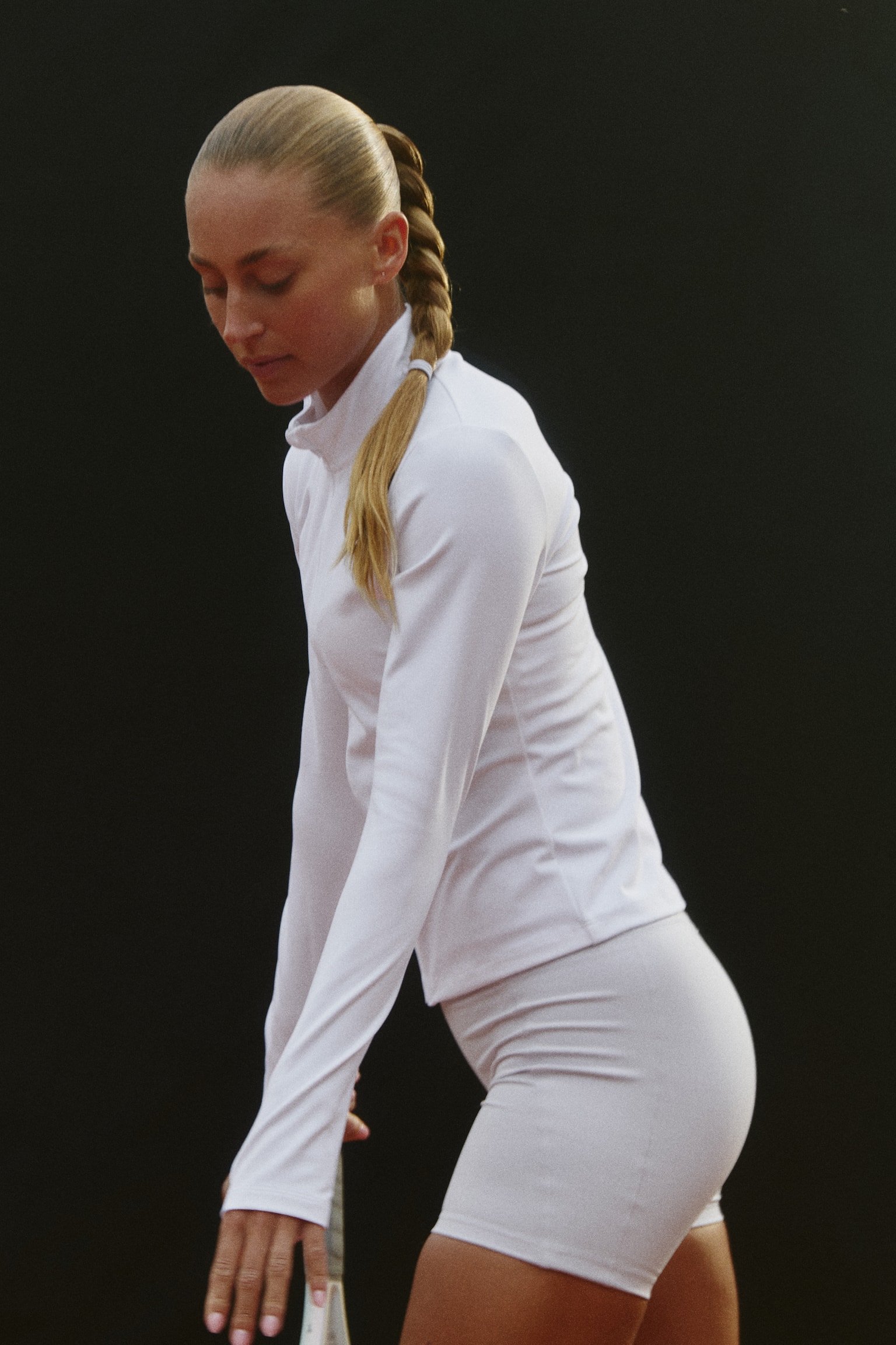 Veste de sport zippée SoftMove™ - Blanc/Noir/Marron foncé/Violet prune/Rose poudré/Lilas/Apricot/Beige pêche/Bleu orage/Bleu amazonite/Crème/Gris foncé/Beige foncé - 2