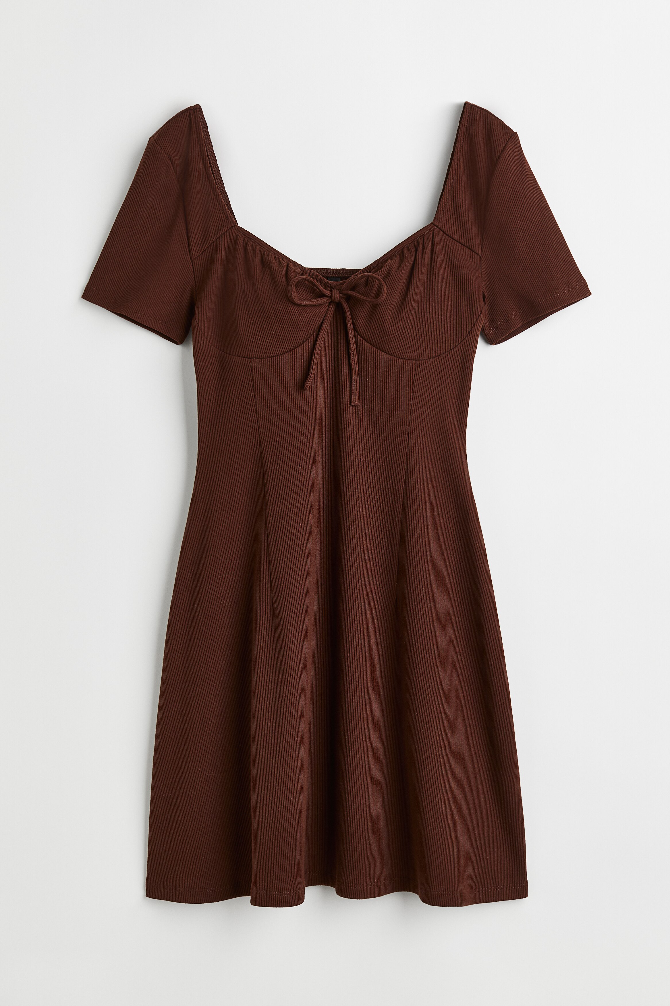 Hm brown dress hotsell