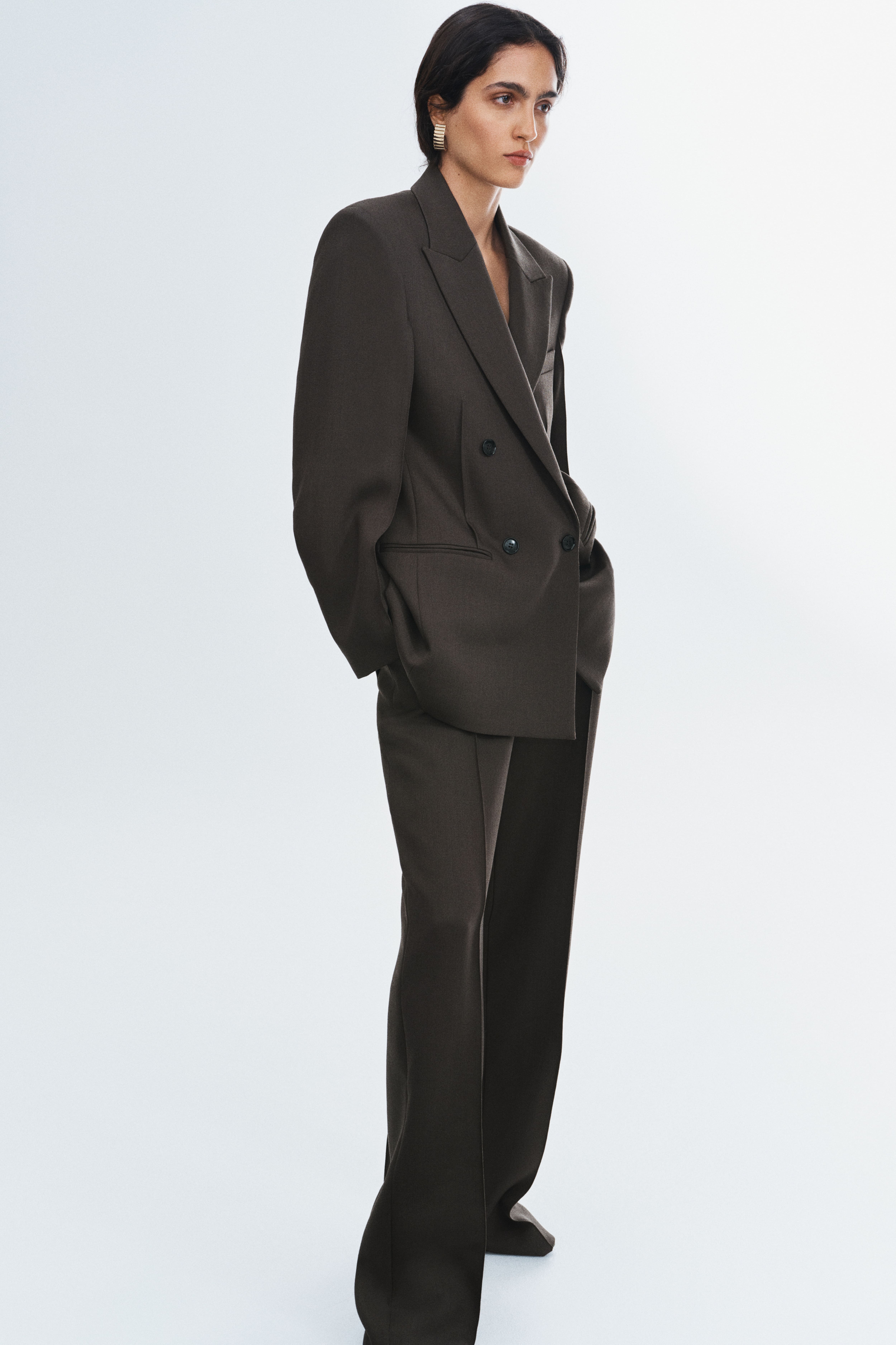 Double-Breasted Wool Blazer