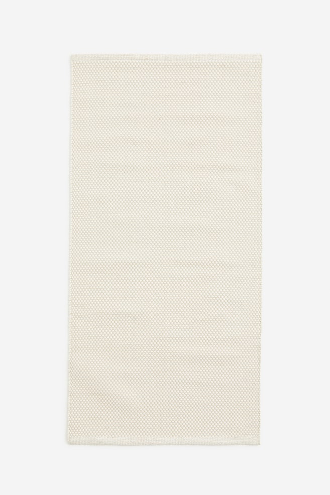 Cotton rug - White - 1