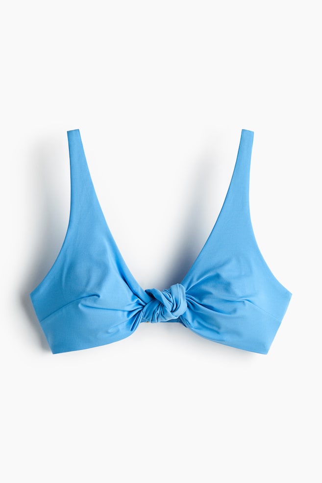 Padded Bikini Top - Blue/Black - 1
