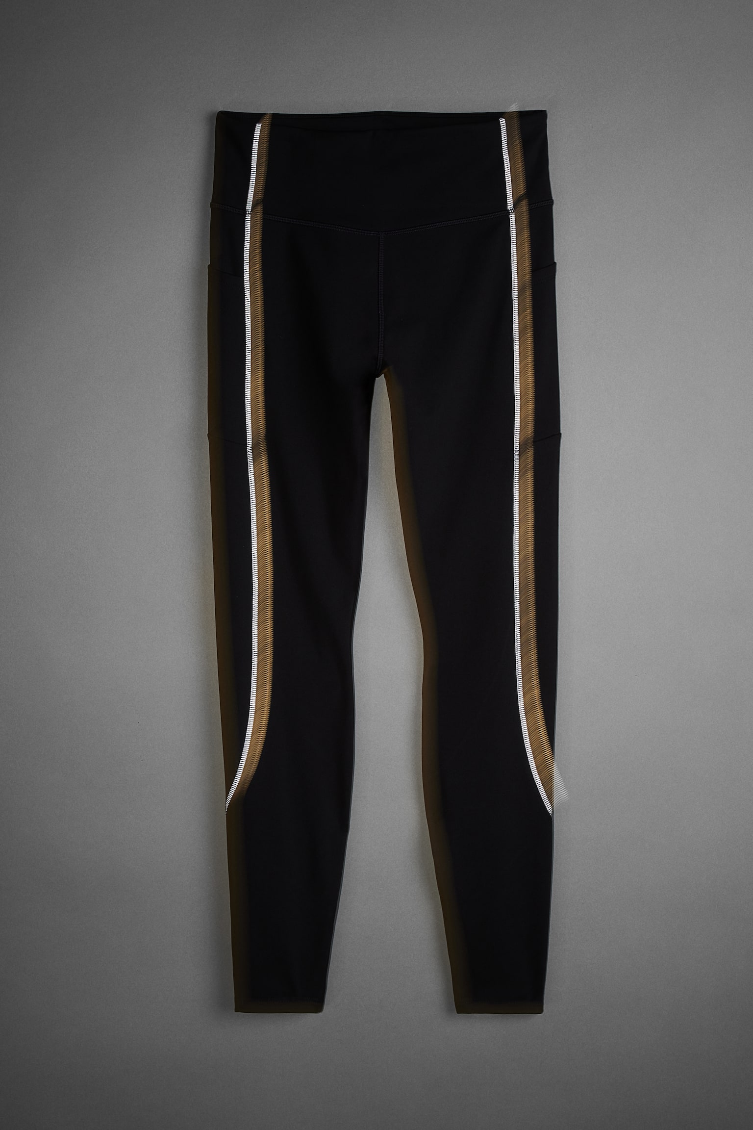 Warm running leggings in DryMove™ - Black - 1