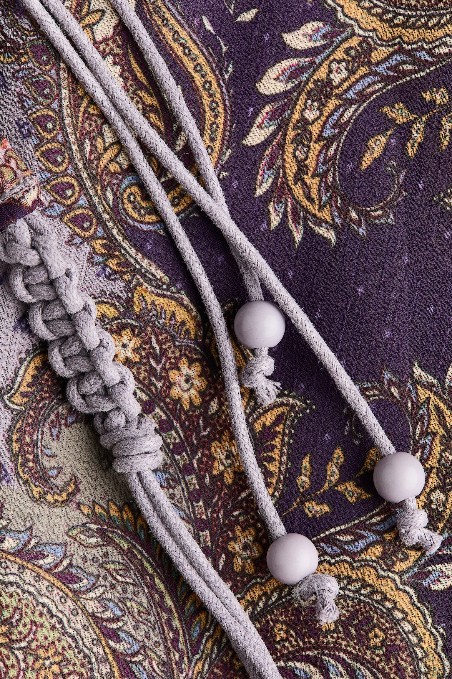 Женское платье H&M Gathered Halterneck, цвет: Тёмный фиолетовый — фото 7