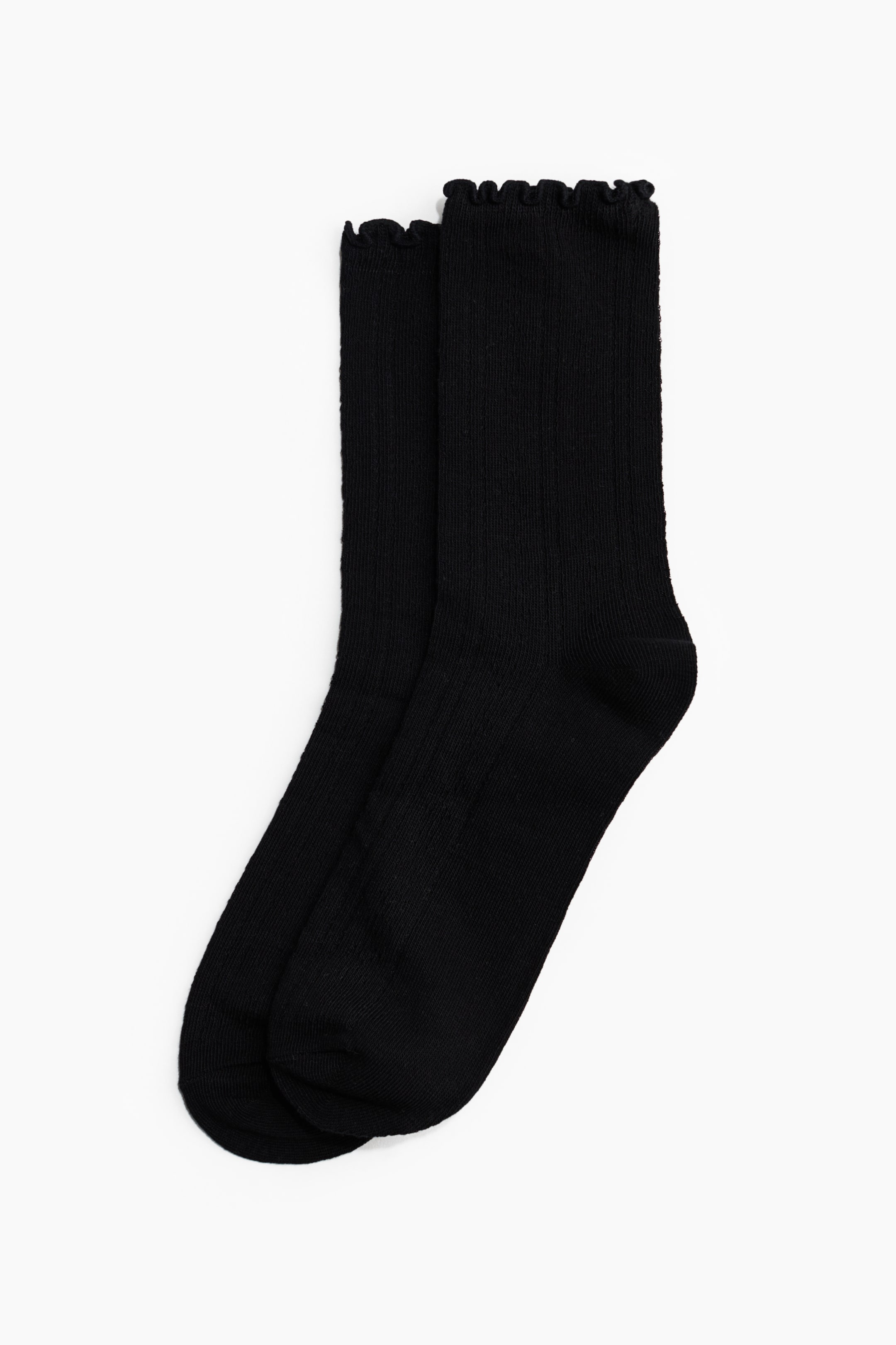 View larger image: 3-pack Pointelle-Knit Socks - Black - Ladies | H&M US 3