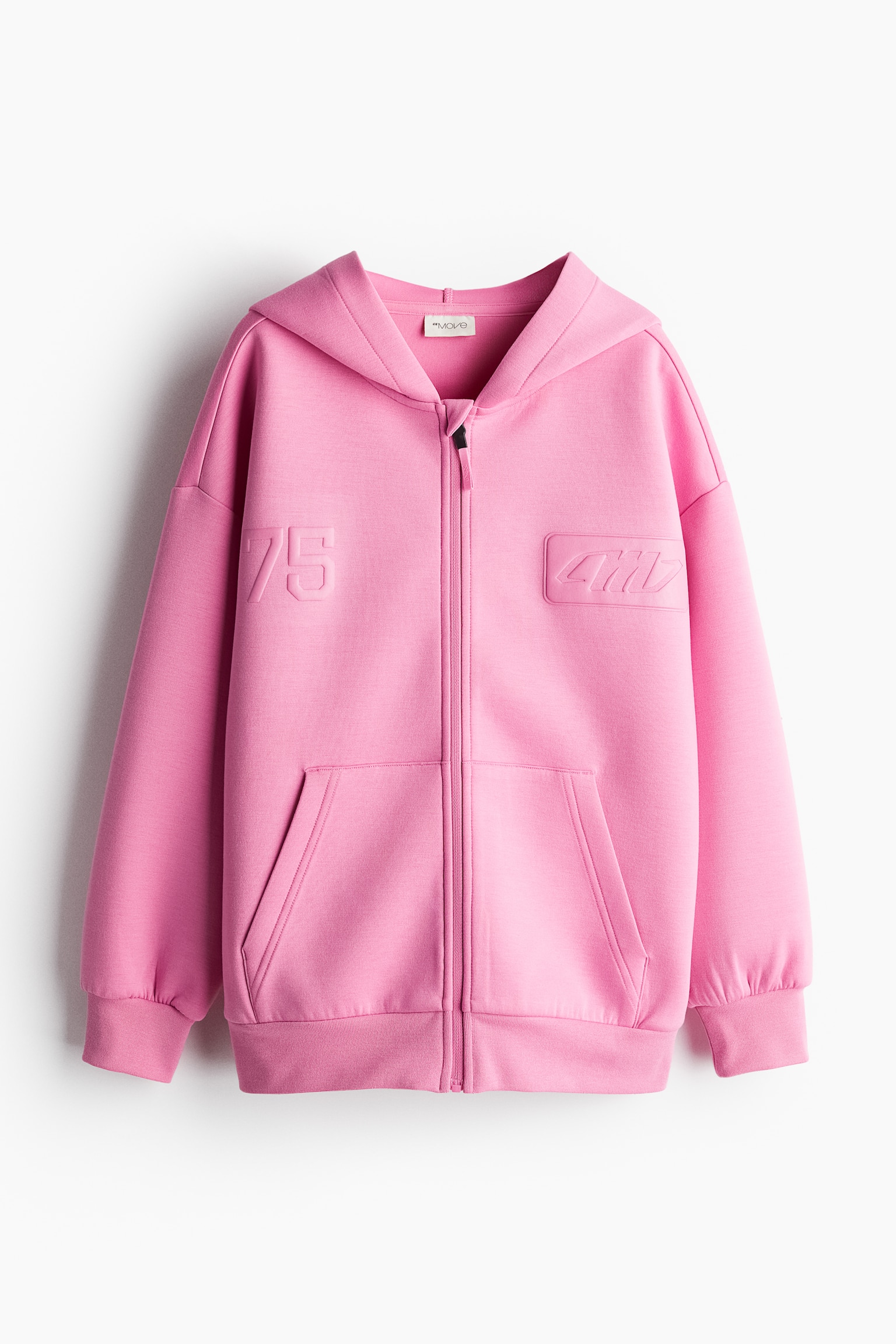 Sports zip-through hoodie in DryMove™ - Pink - 1