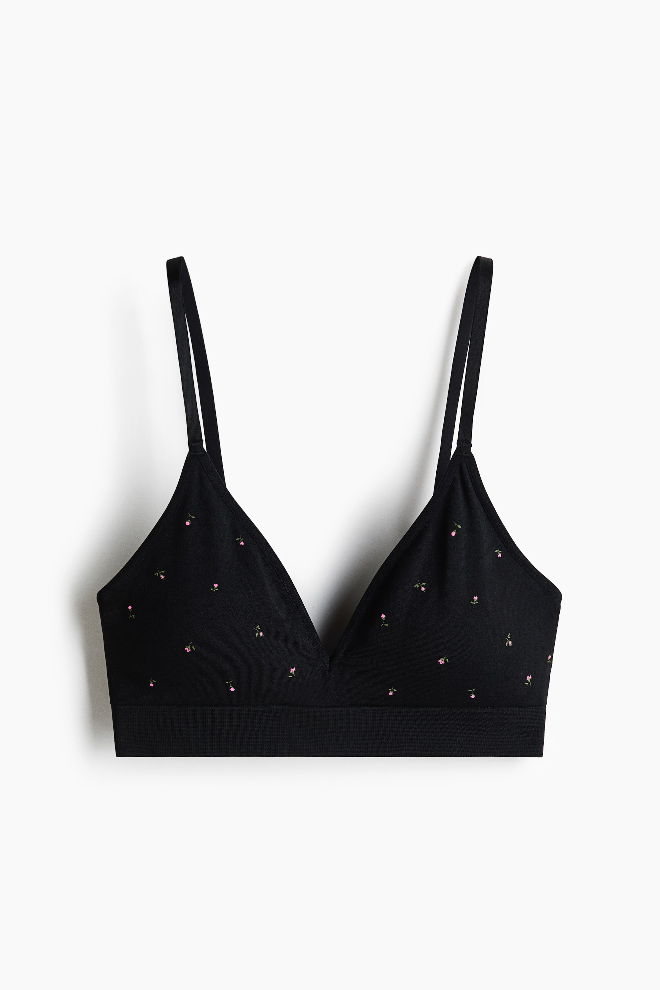 Ampliar la imagen: Sostén Seamless con relleno - Negro - Ladies | H&M MX 4