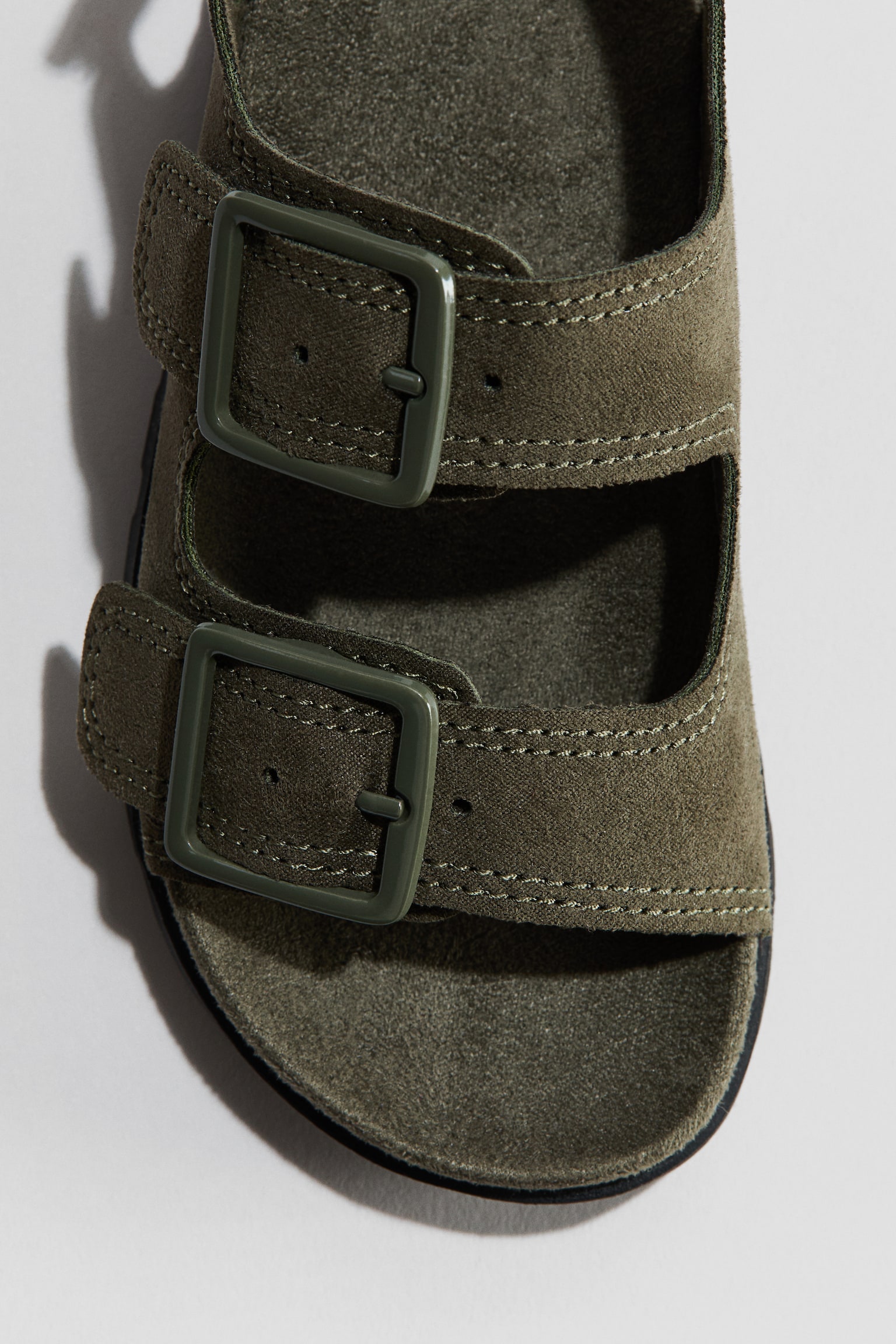 סנדלים - Dark khaki green/בז' כהה - 2