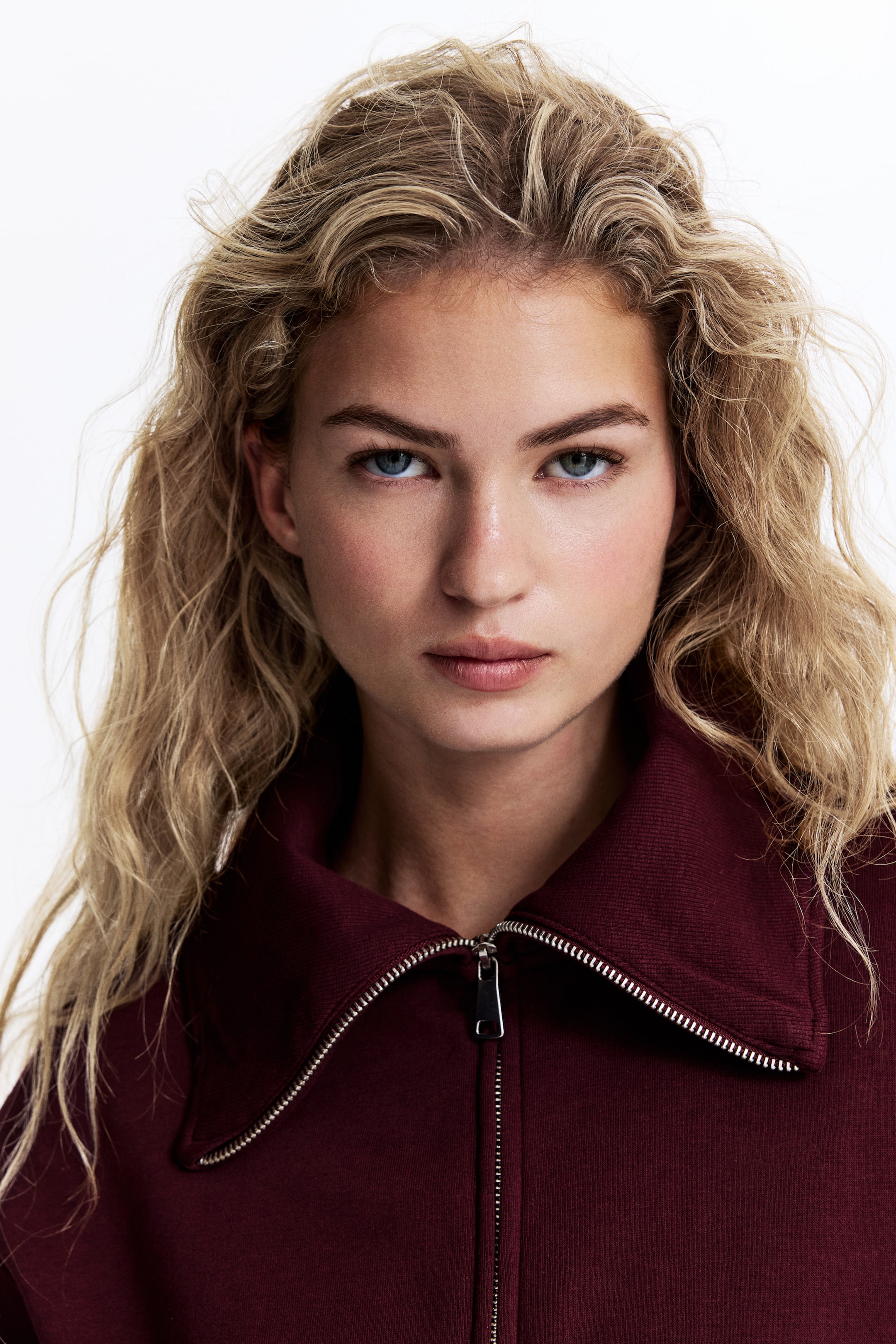 拡大画像を表示: トップス&パンツ スウェット2アイテムセット - バーガンディ - レディース | H&M JP 2