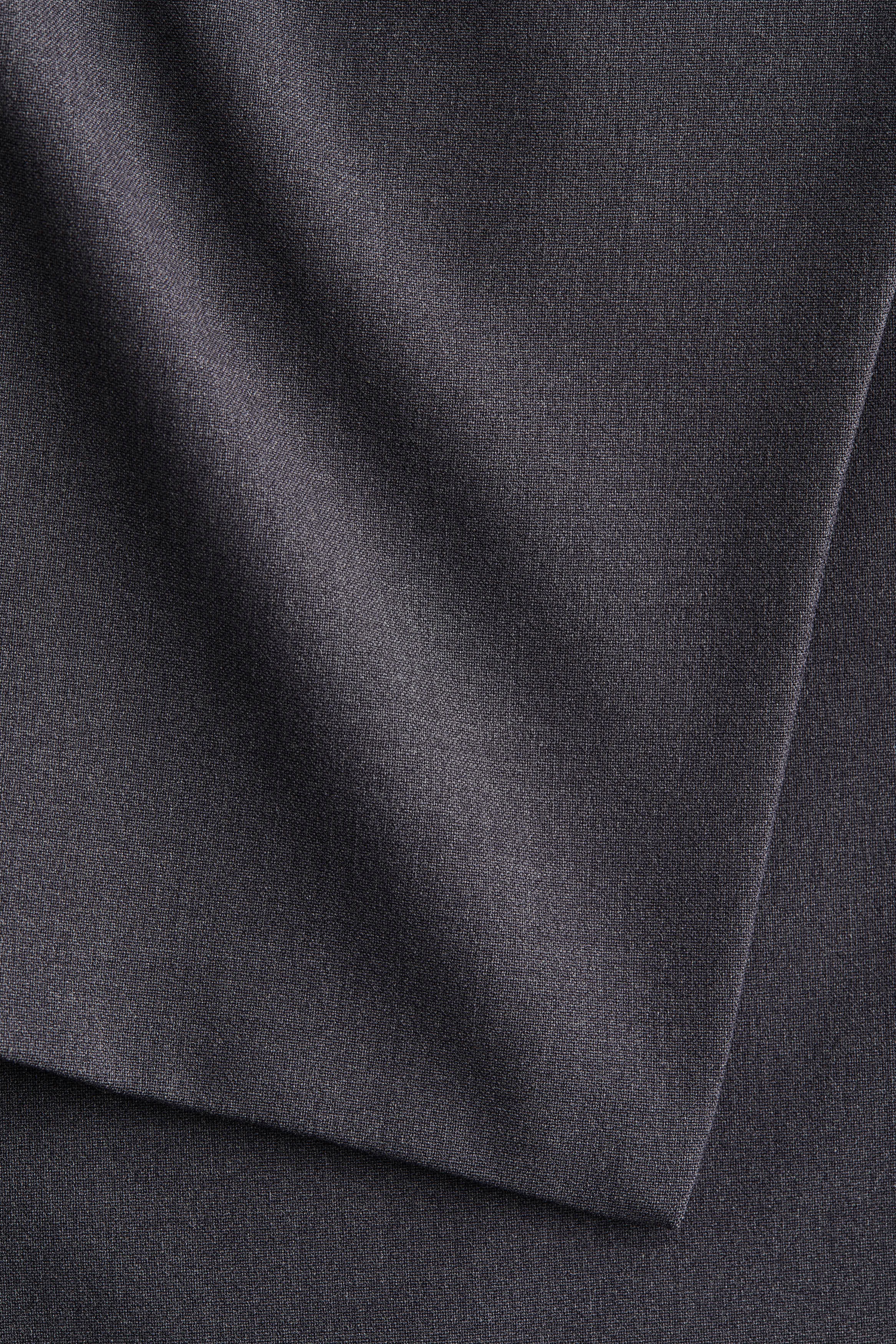 Skirt-layered trousers