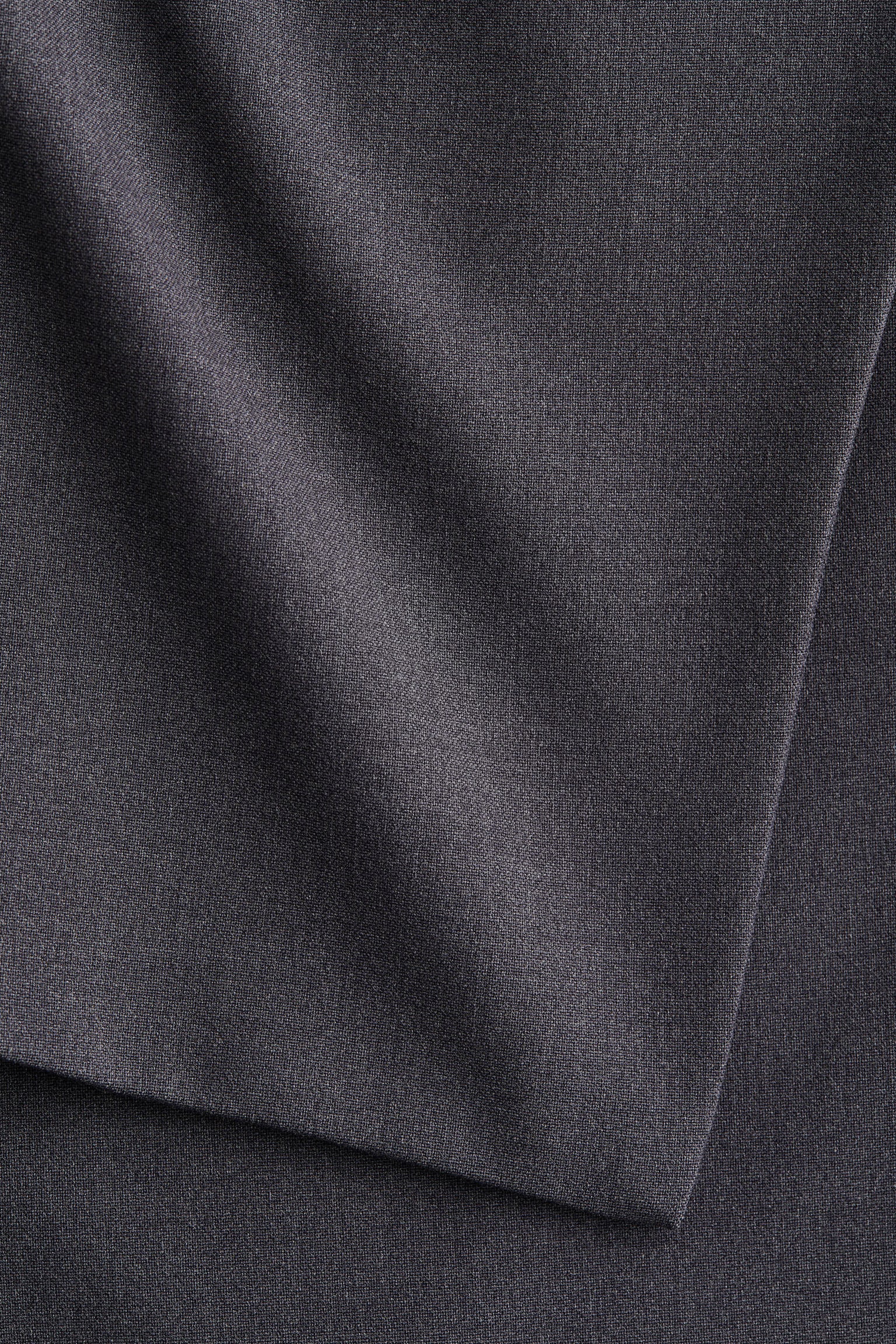 Skirt-layered trousers - 다크 그레이/블랙 - 6