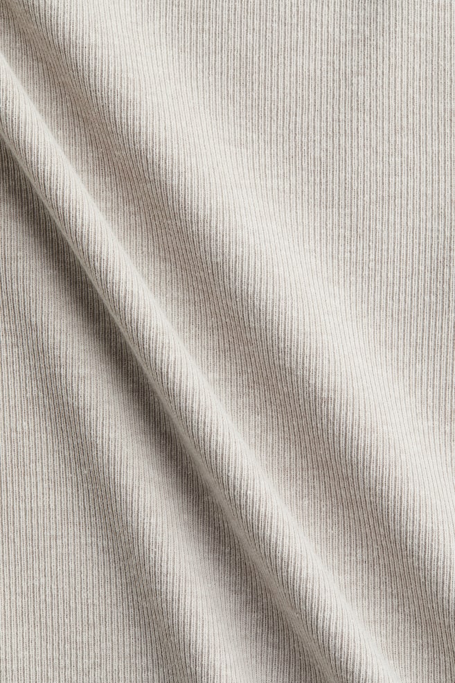 MAMA Ribbestrikket genser - Lys gråbeige/Hvit/Lys rosa/Blekgul/Cream/Stripet/Lys salviegrønn - 4