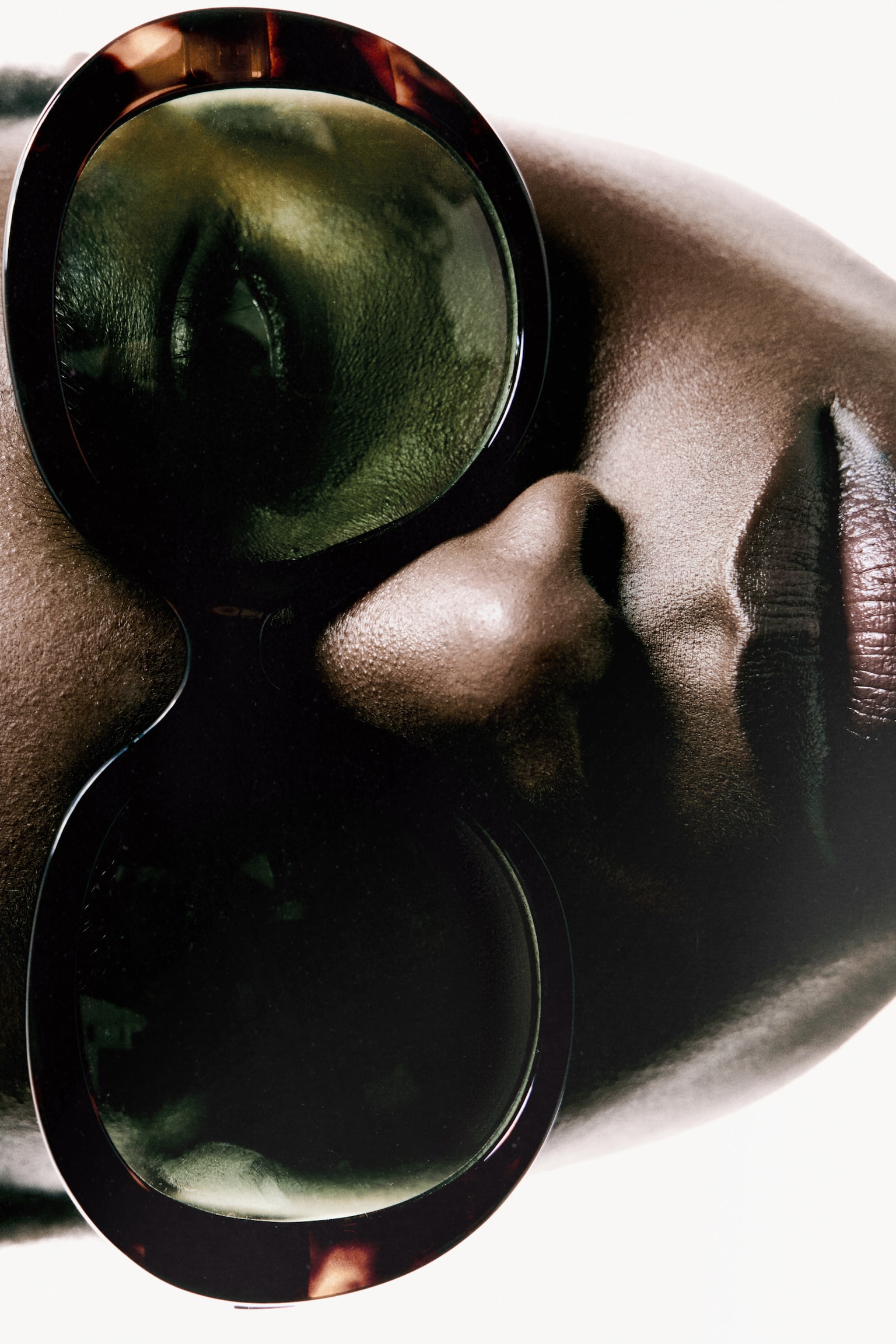 Runde Sonnenbrille-Braun/Schildpattmuster - 3