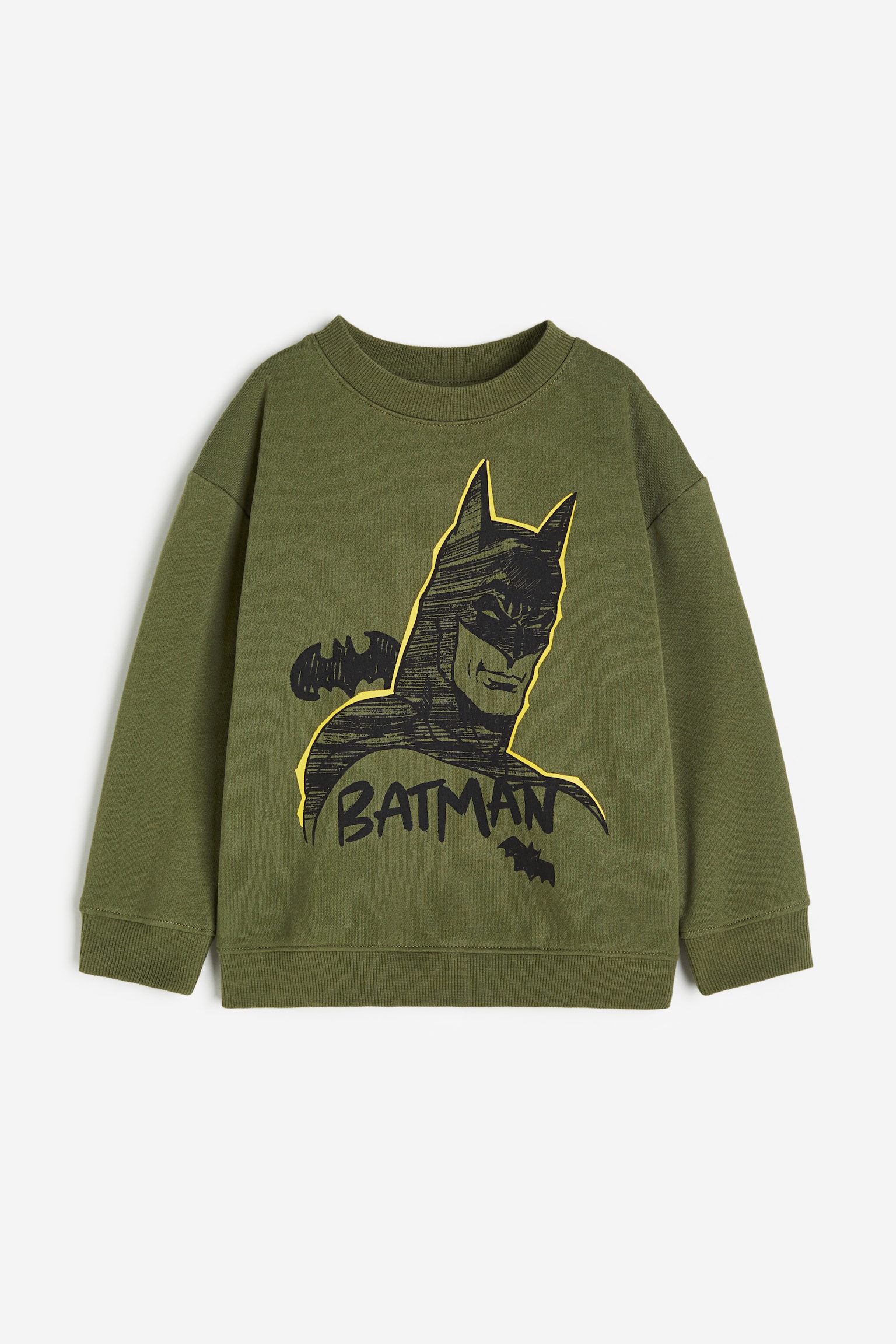 Print Sweater - Khaki green/Batman/Red/Sonic the Hedgehog/Brown/Jurassic World/Light grey/Marvel Comics/Light grey/Mickey Mouse - 1