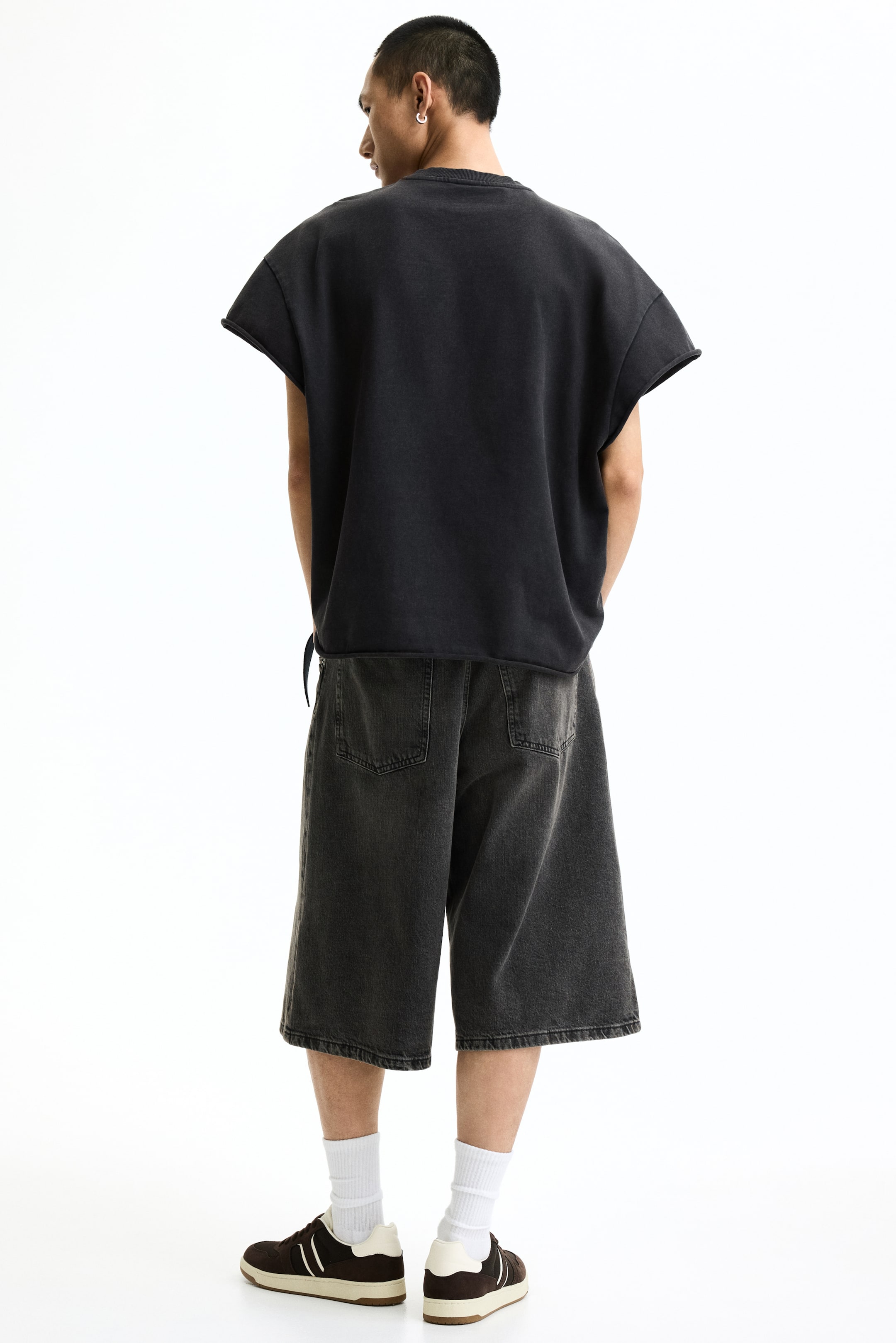 Мужские футболки H&M Oversized Cotton T-Shirt — фото 4