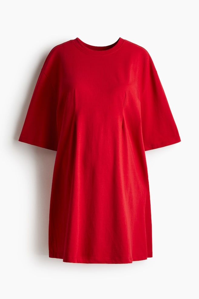 MAMA Robe T-shirt - Rouge/Noir - 1
