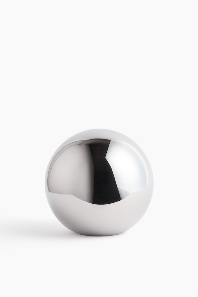 Small glass sculpture - Silver-coloured - 1