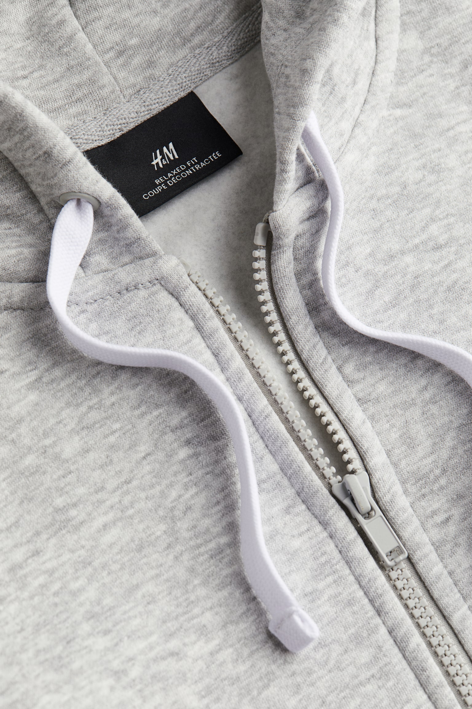 2-piece Loose Fit hoodie and joggers set - Light grey marl - 3