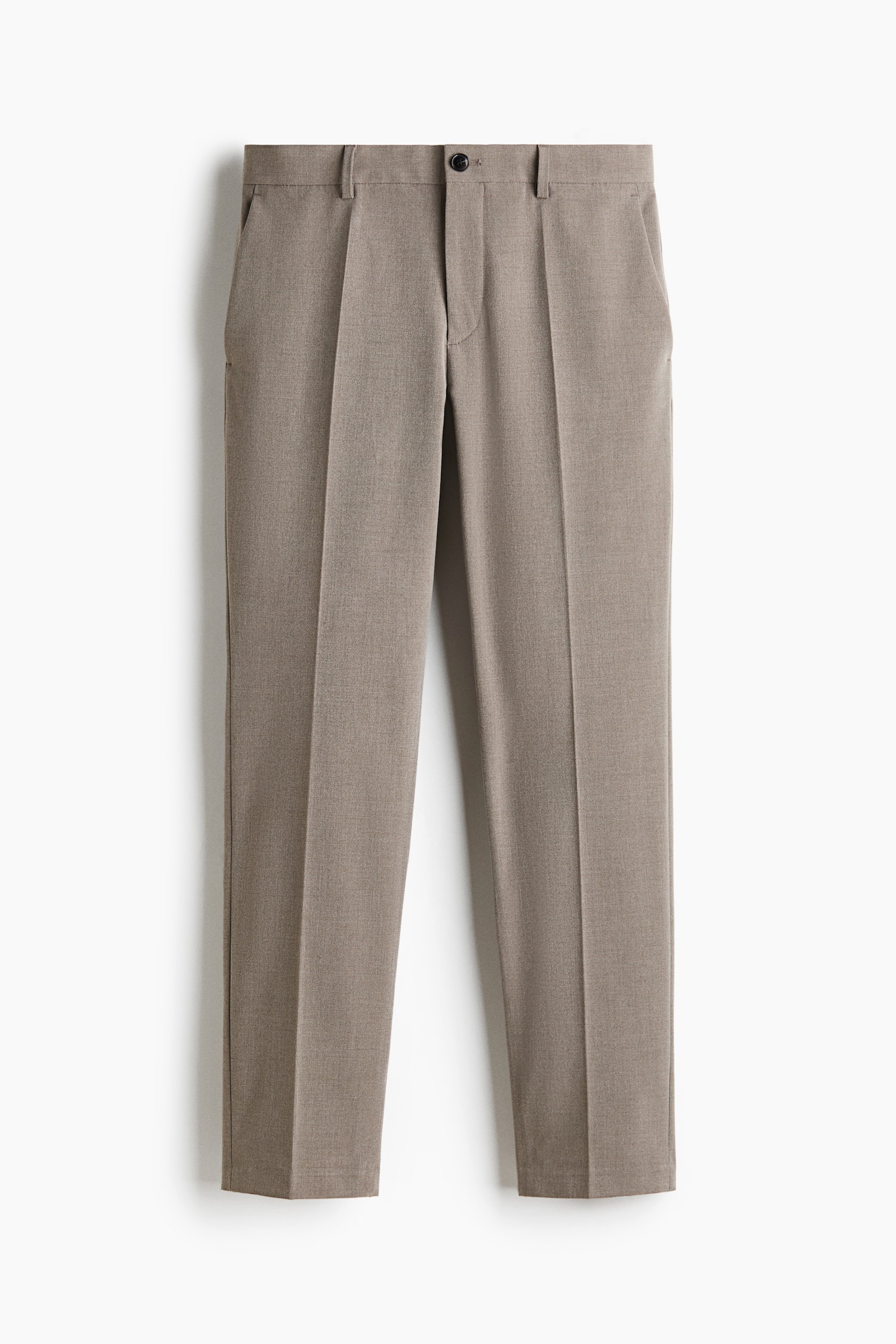 Slim-Fit Tailored Pants - Taupe/Black/Dark brown/Dark blue/Dark gray/Dark brown/Navy blue/Gray/Light taupe