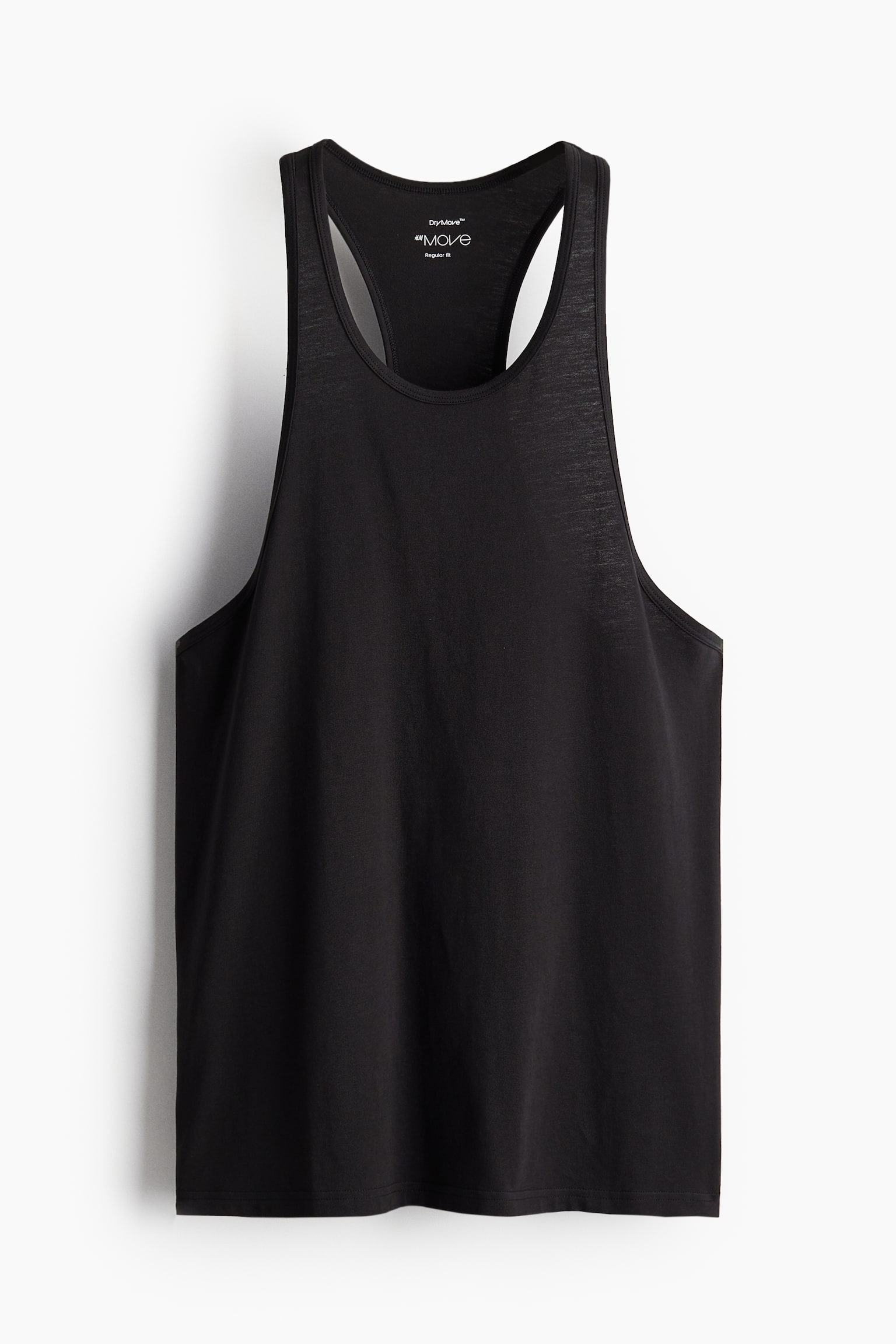 Regular Fit Sports vest top in DryMove™ - Black/Dark grey/However You Move/Grey marl/White - 2