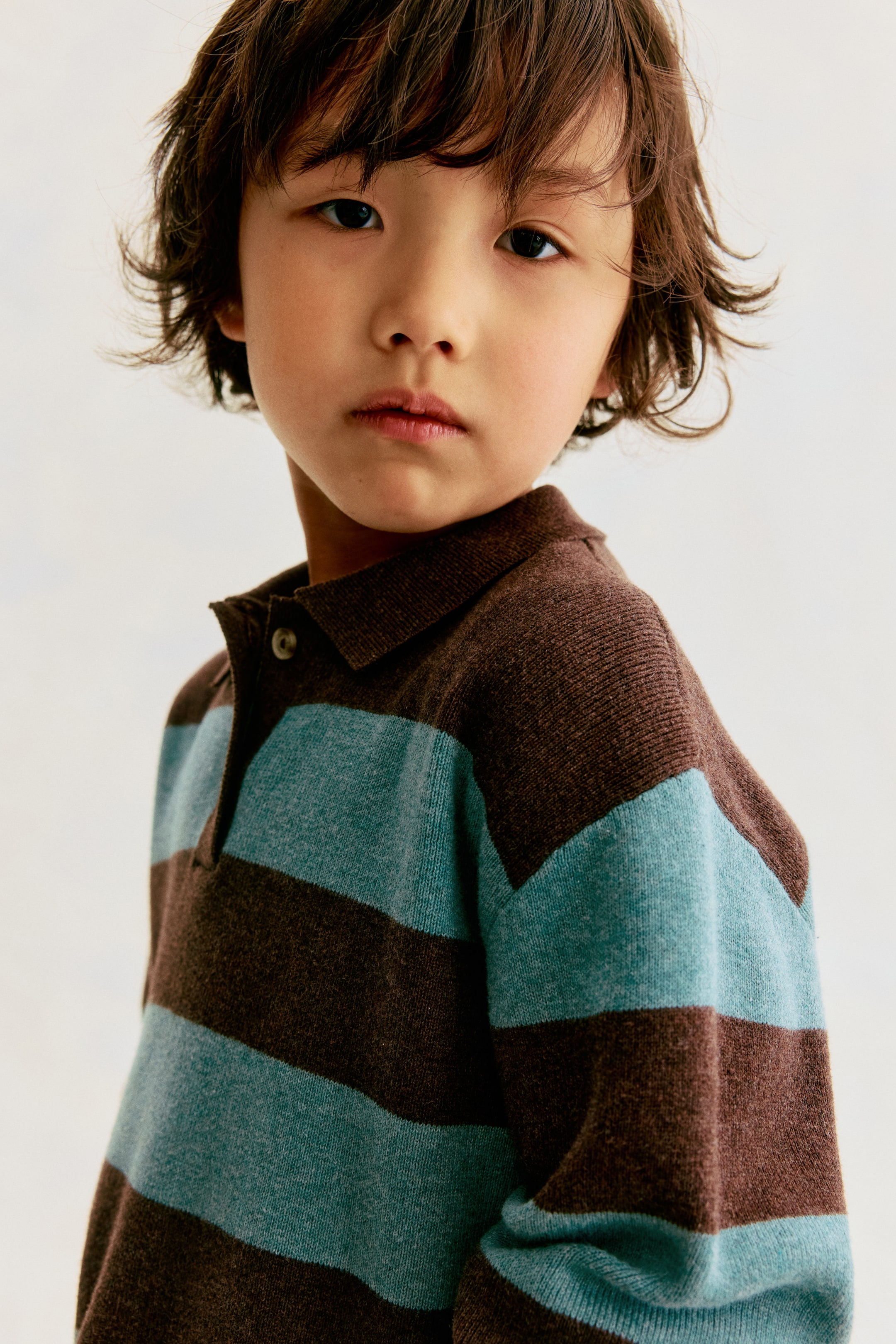 Детские свитеры H&M Cotton-Knit Polo Sweater — фото 3