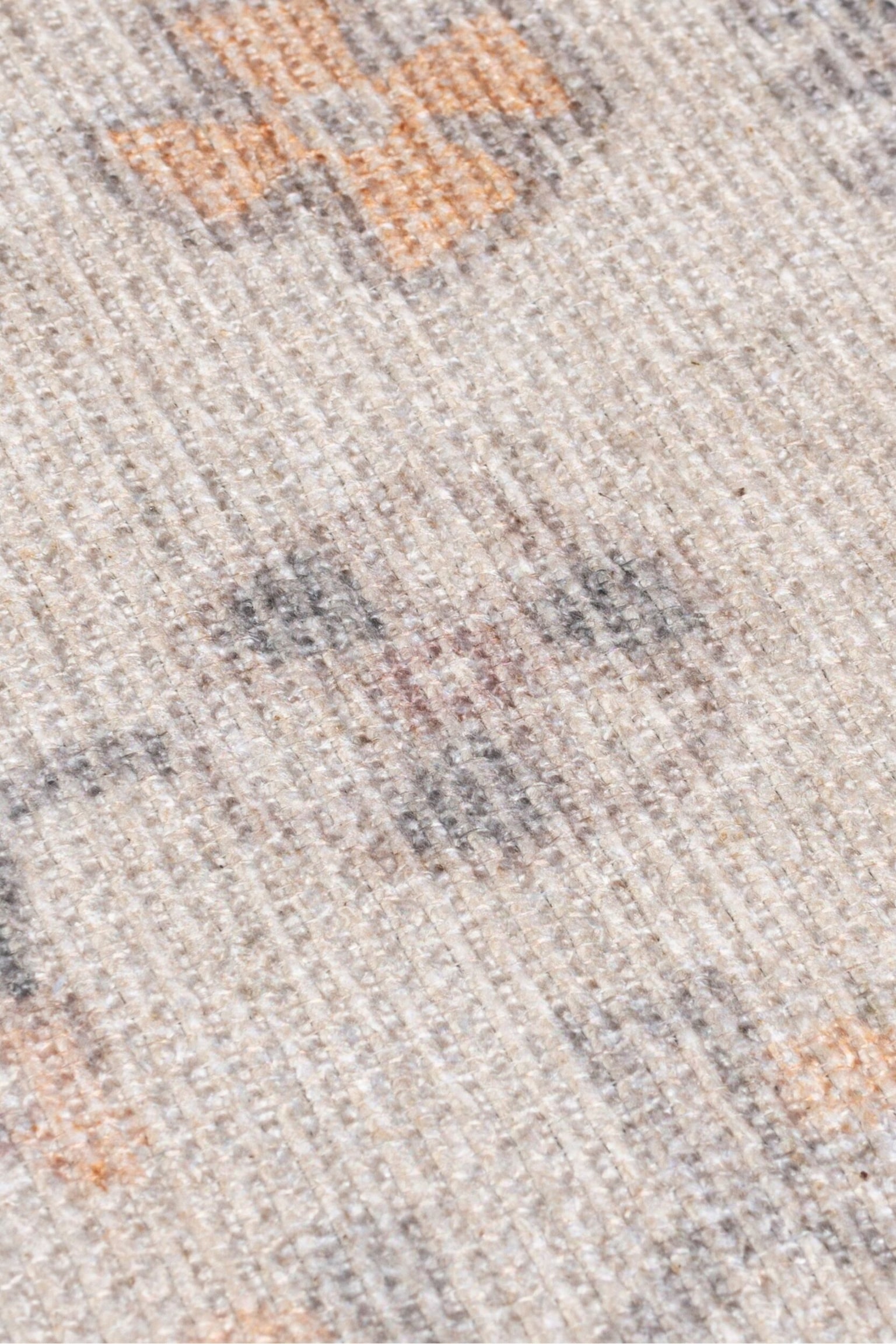 Teo Waschbarer Traditioneller Bodenläufer Teppich - Natürlich - 2