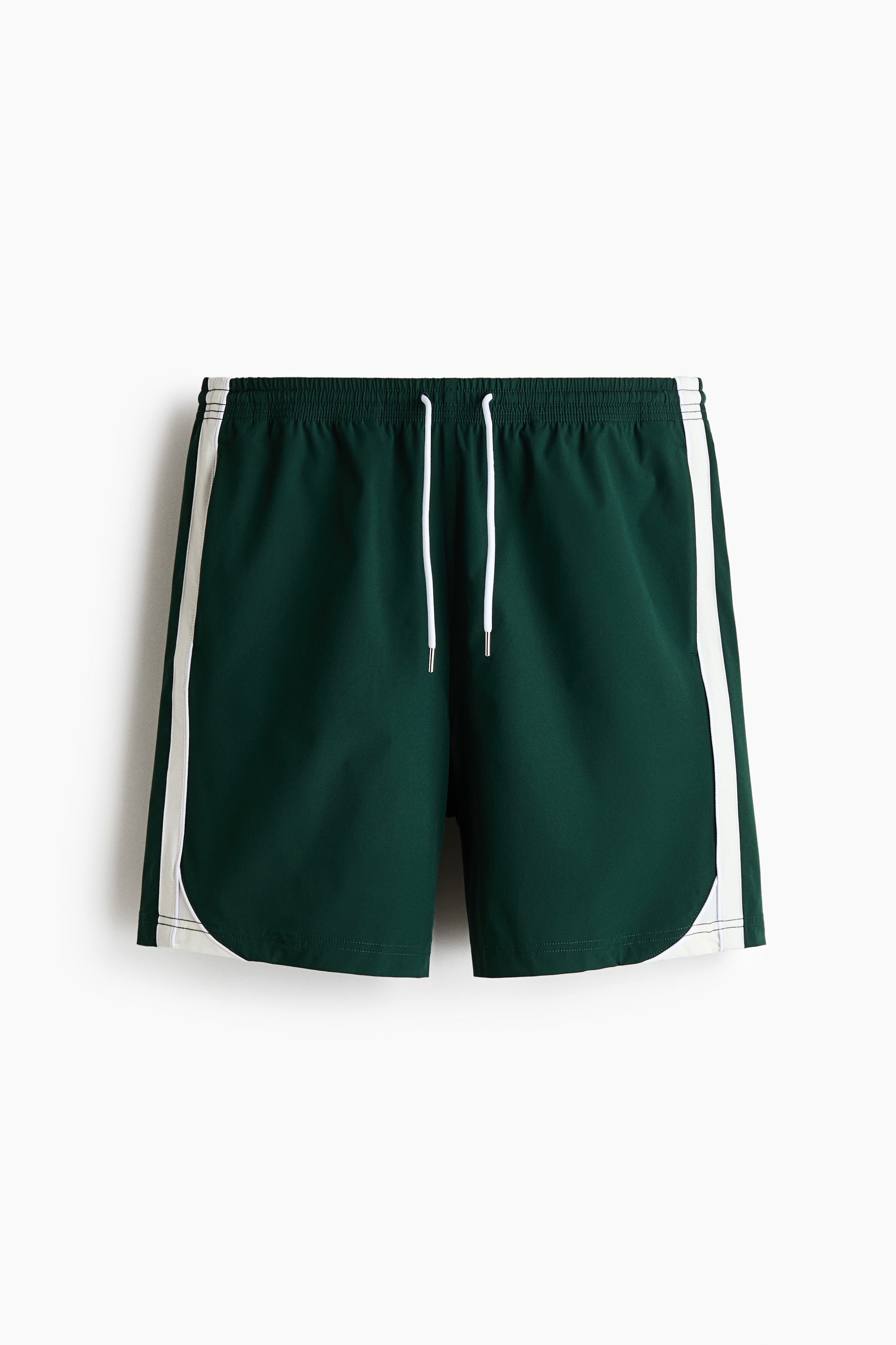 Shorts deportivos Regular Fit - Verde oscuro/Bloque de color/Negro/Bloques de color