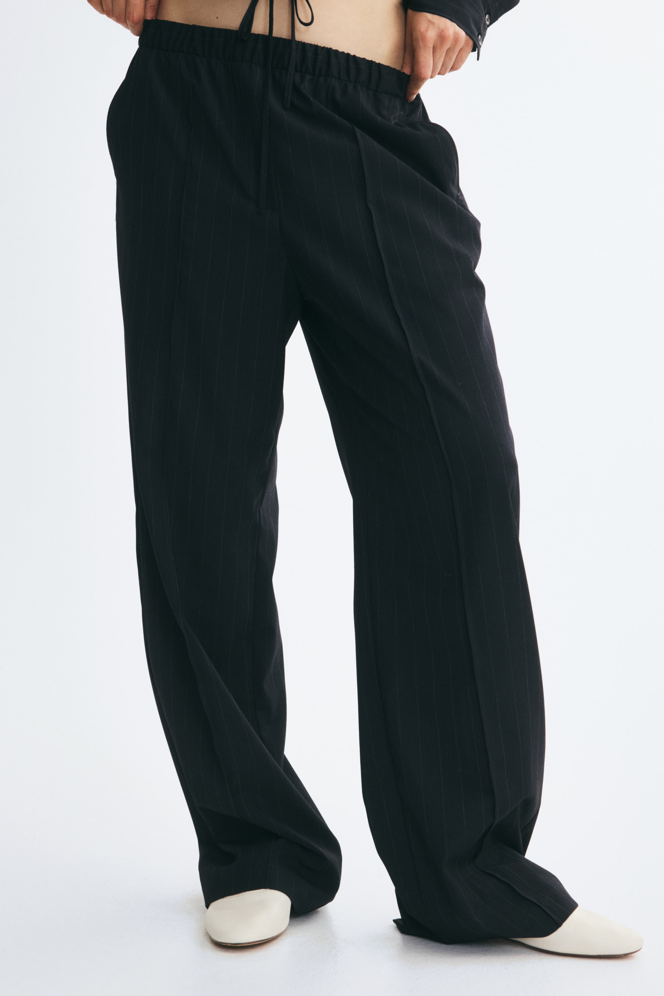 Pantalon ample avec taille élastique