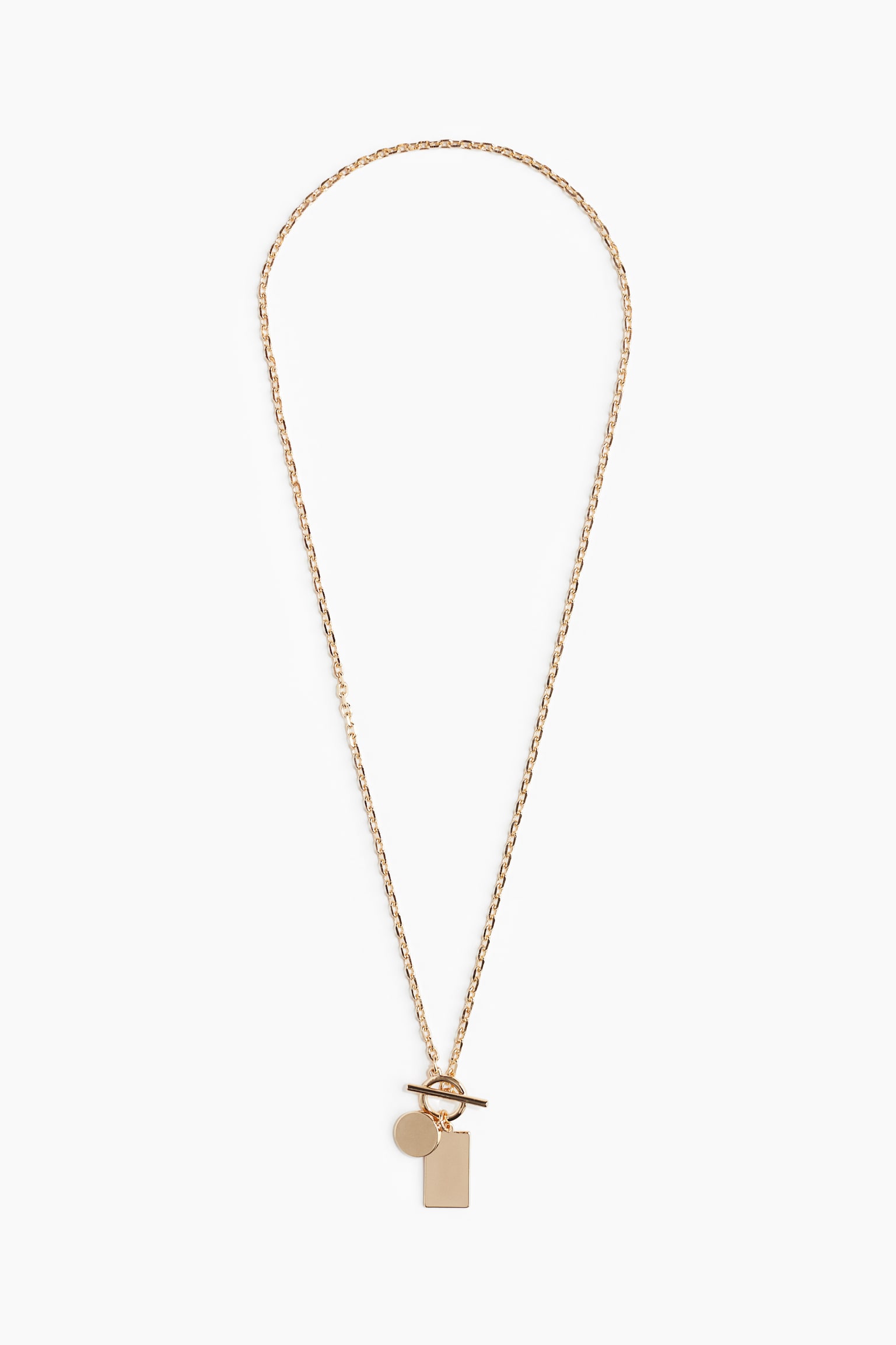 Pendant necklace - Gold-coloured - 2