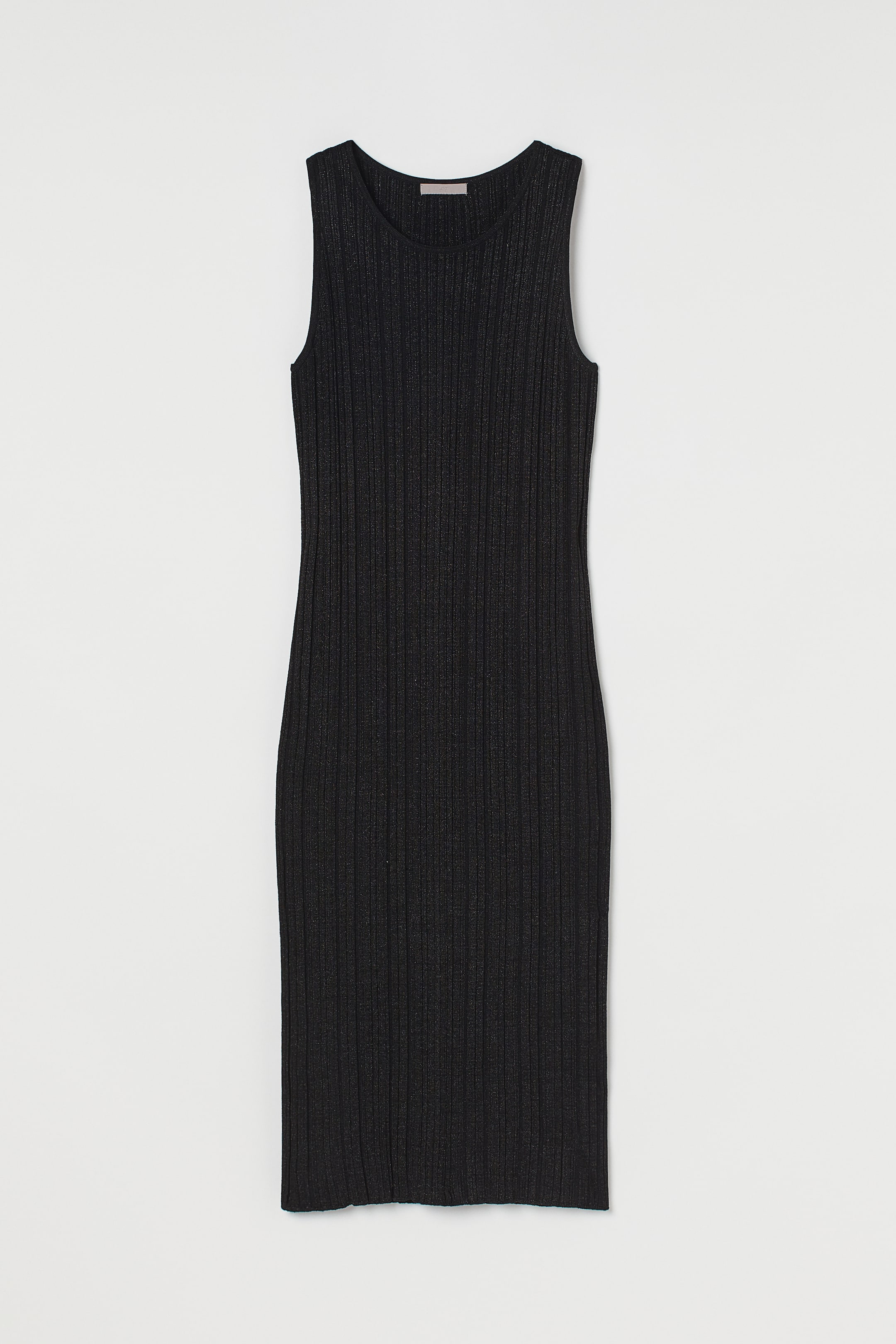 Glittery Bodycon Dress - Black - Ladies | H&M US