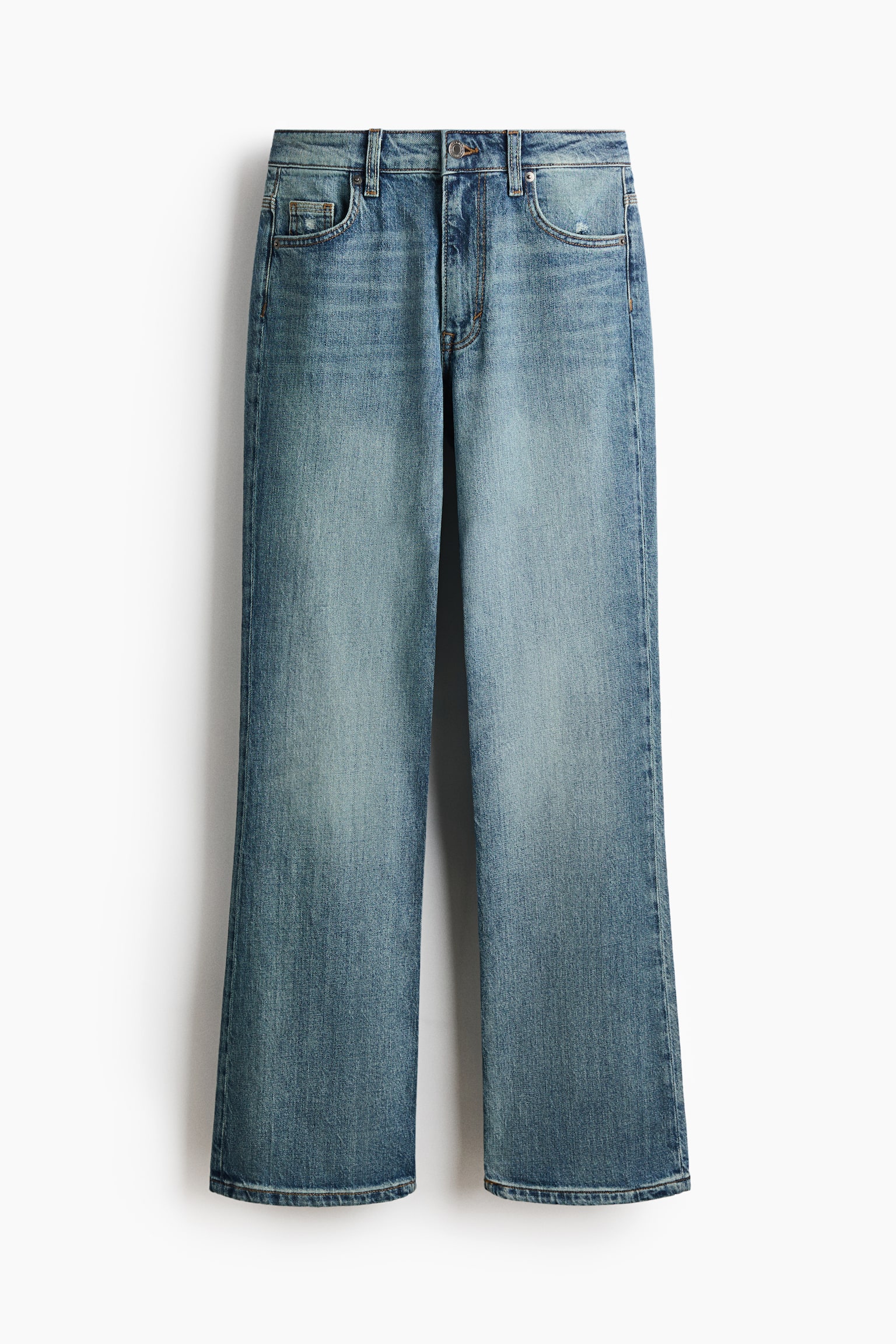 Bootcut High Waist Jeans - Denim blue/Light denim blue