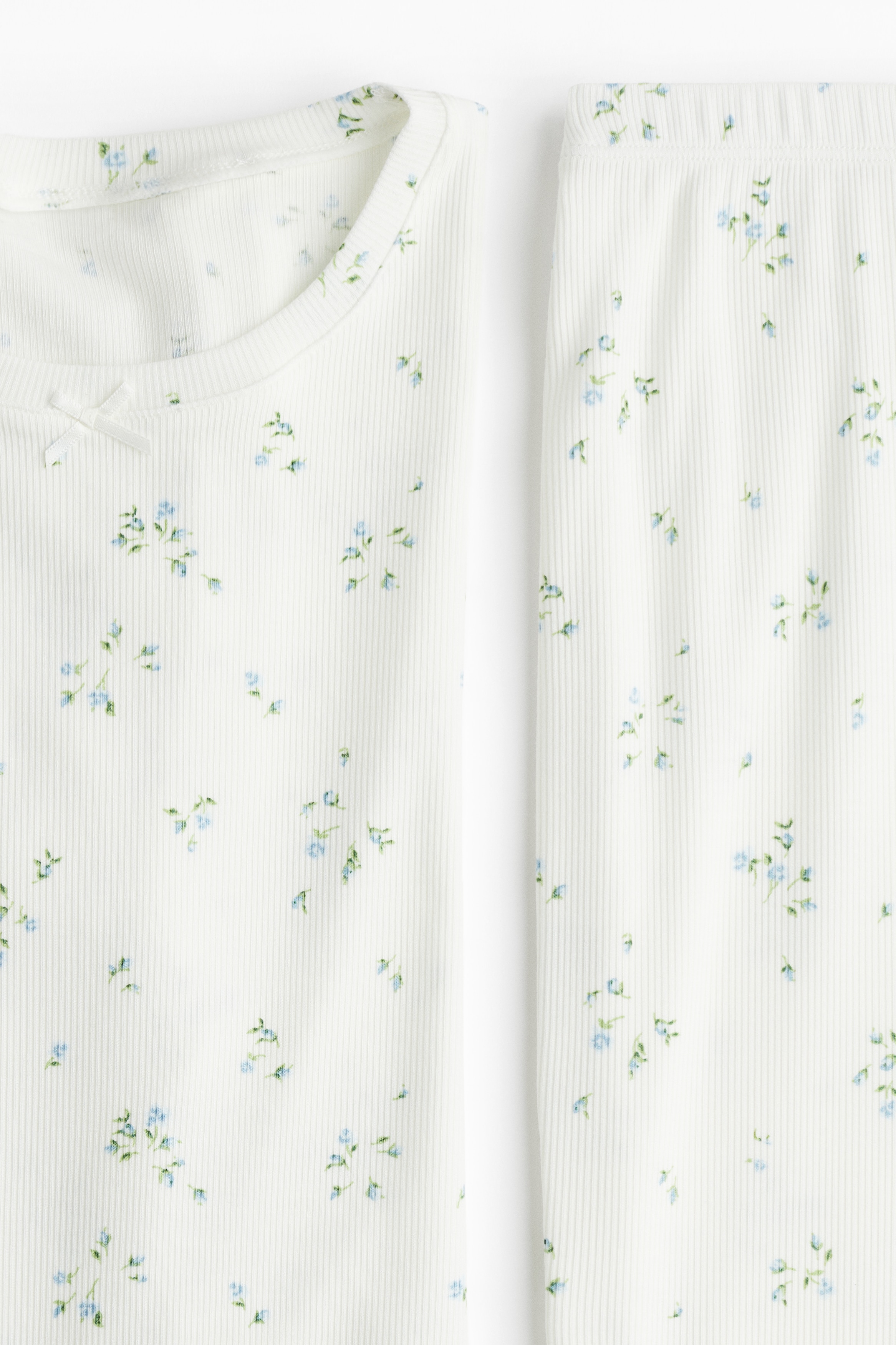 Ribbed modal pyjamas