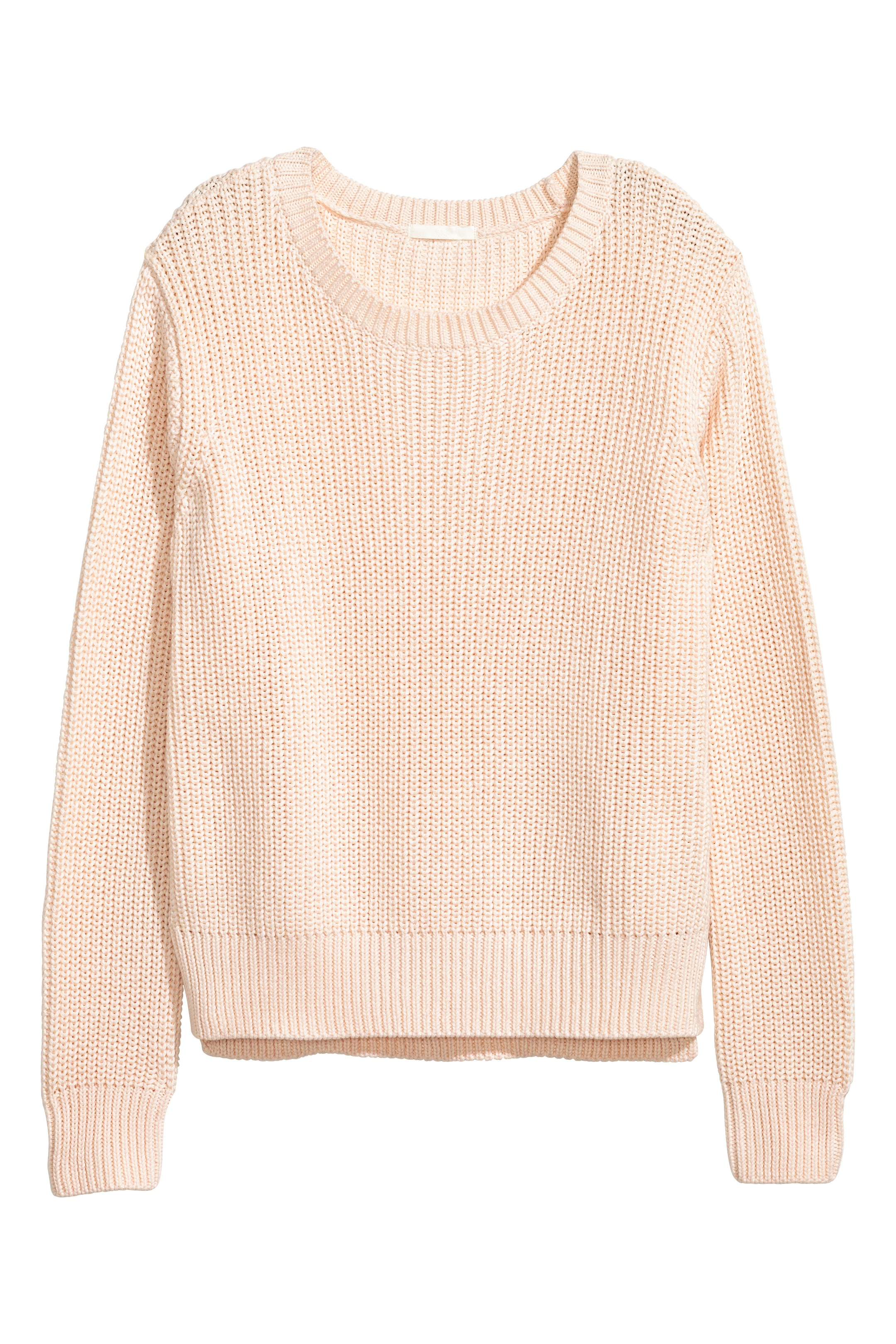 View larger image: Knitted jumper - Powder - Ladies | H&M GB 1