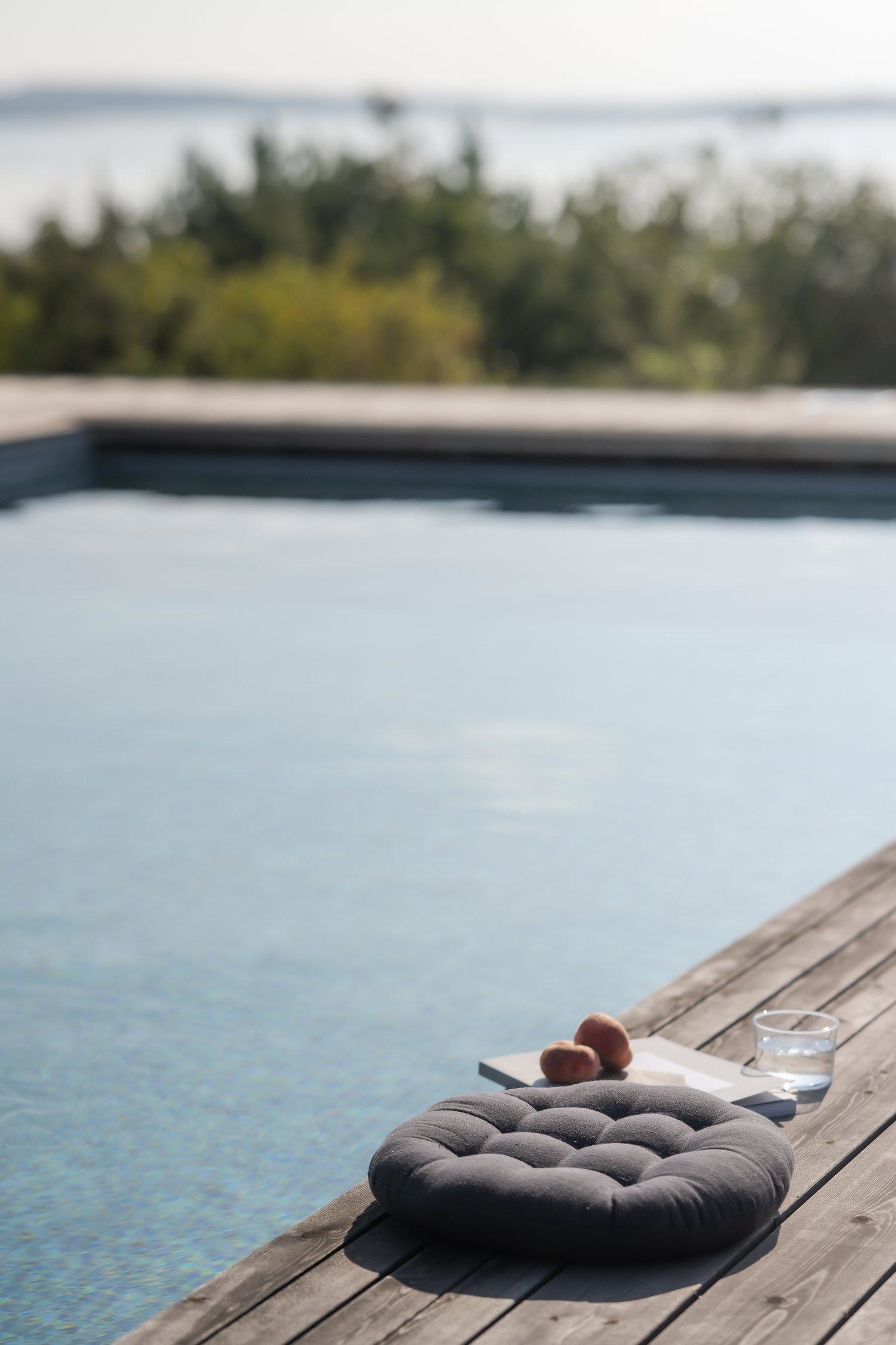 Coussin De Chaise Louie 2p - Gris/Beige/Vert Mousse