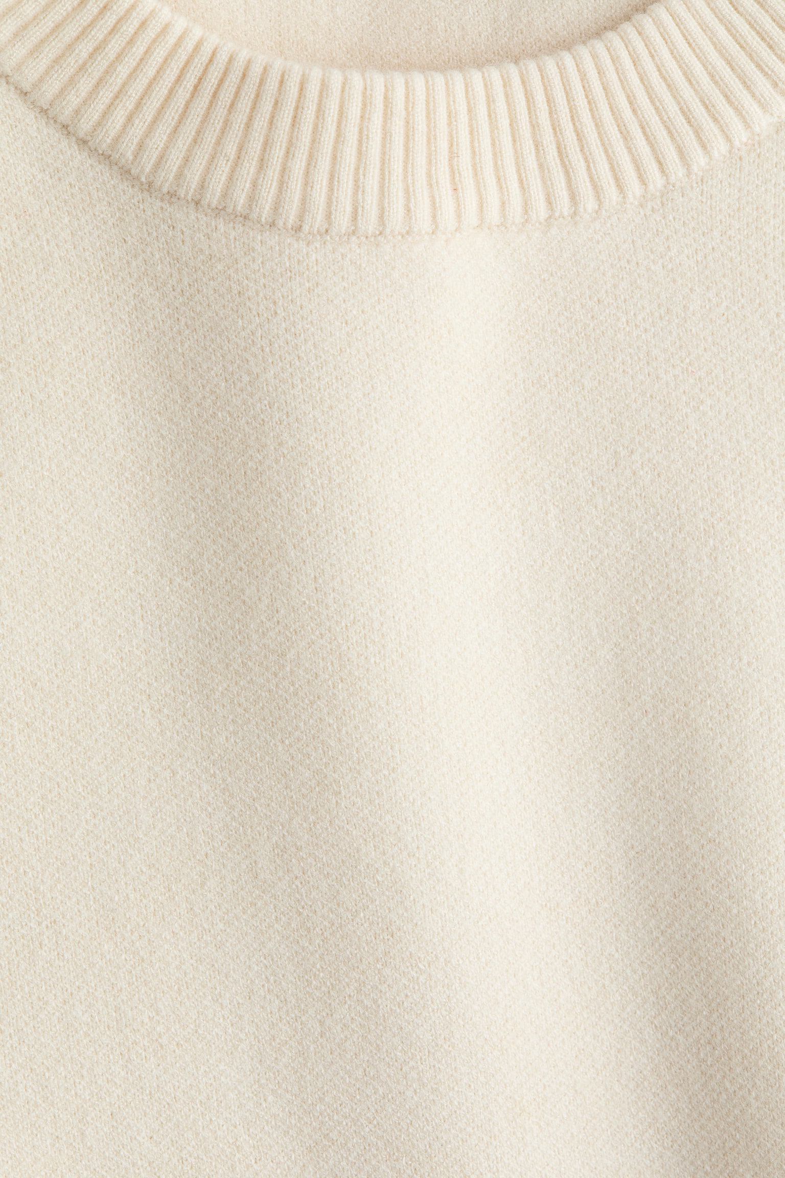 Fine-knit jumper - Light beige/Blue - 5