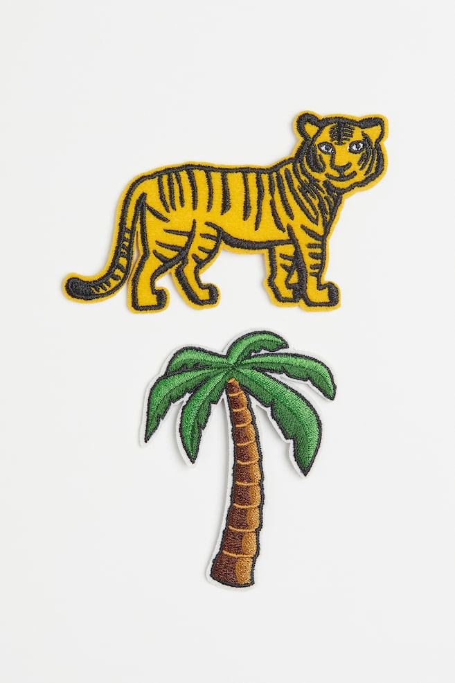 2-pack patches - Yellow/Tiger - 1