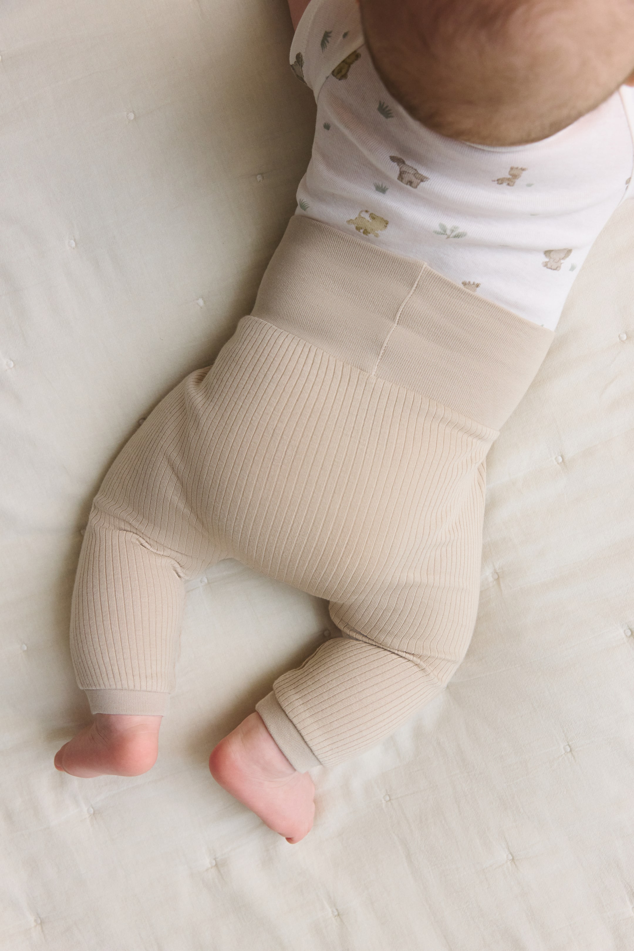 Lot de 3 pantalons en coton côtelé