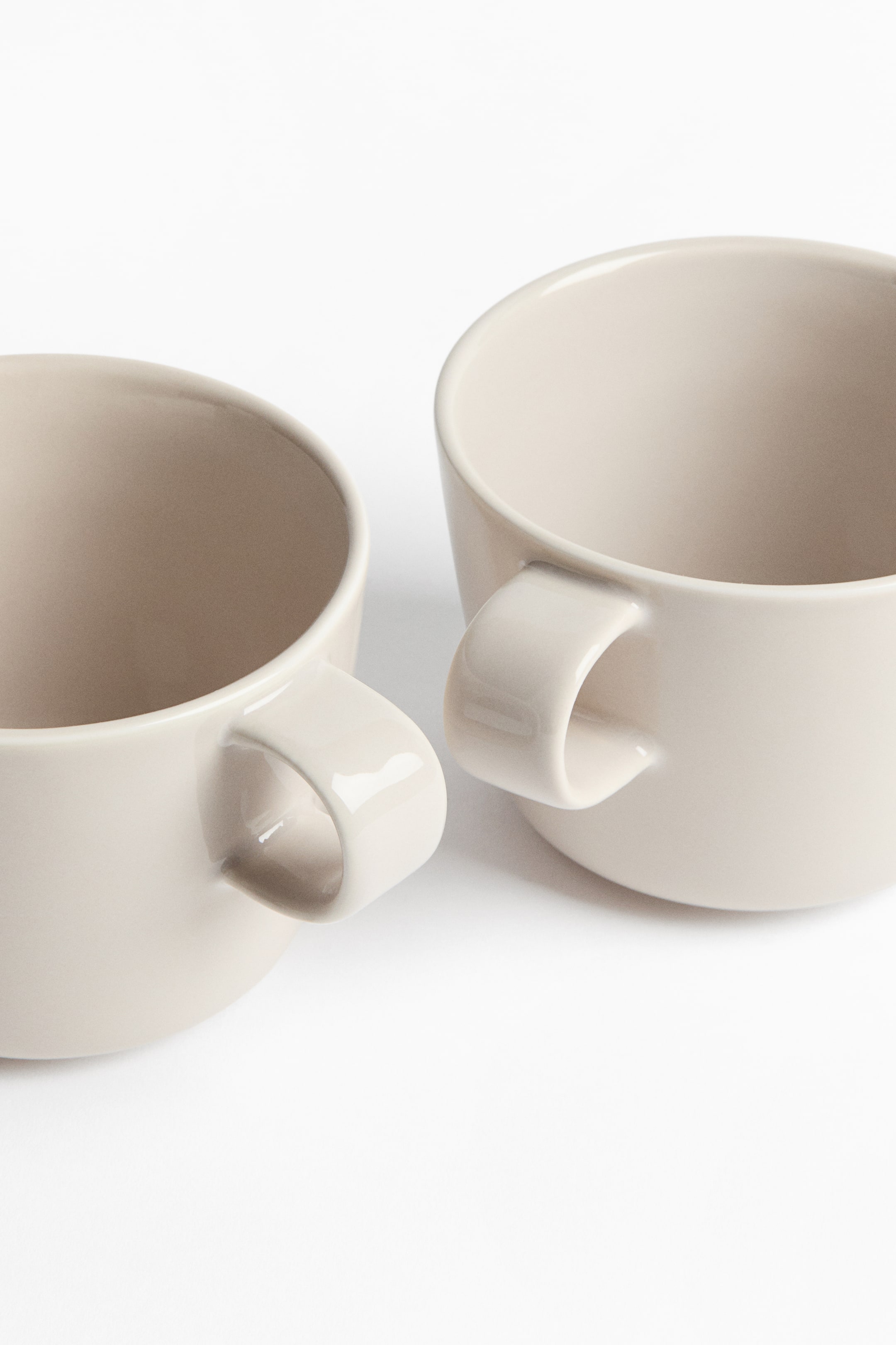 2-Pack Porcelain Tea Mugs