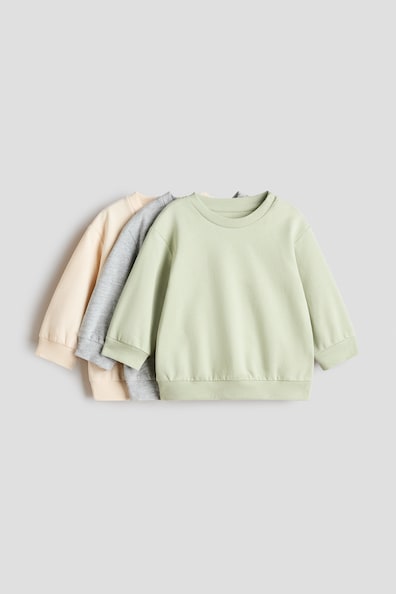 コットンスウェットシャツ 3枚セット