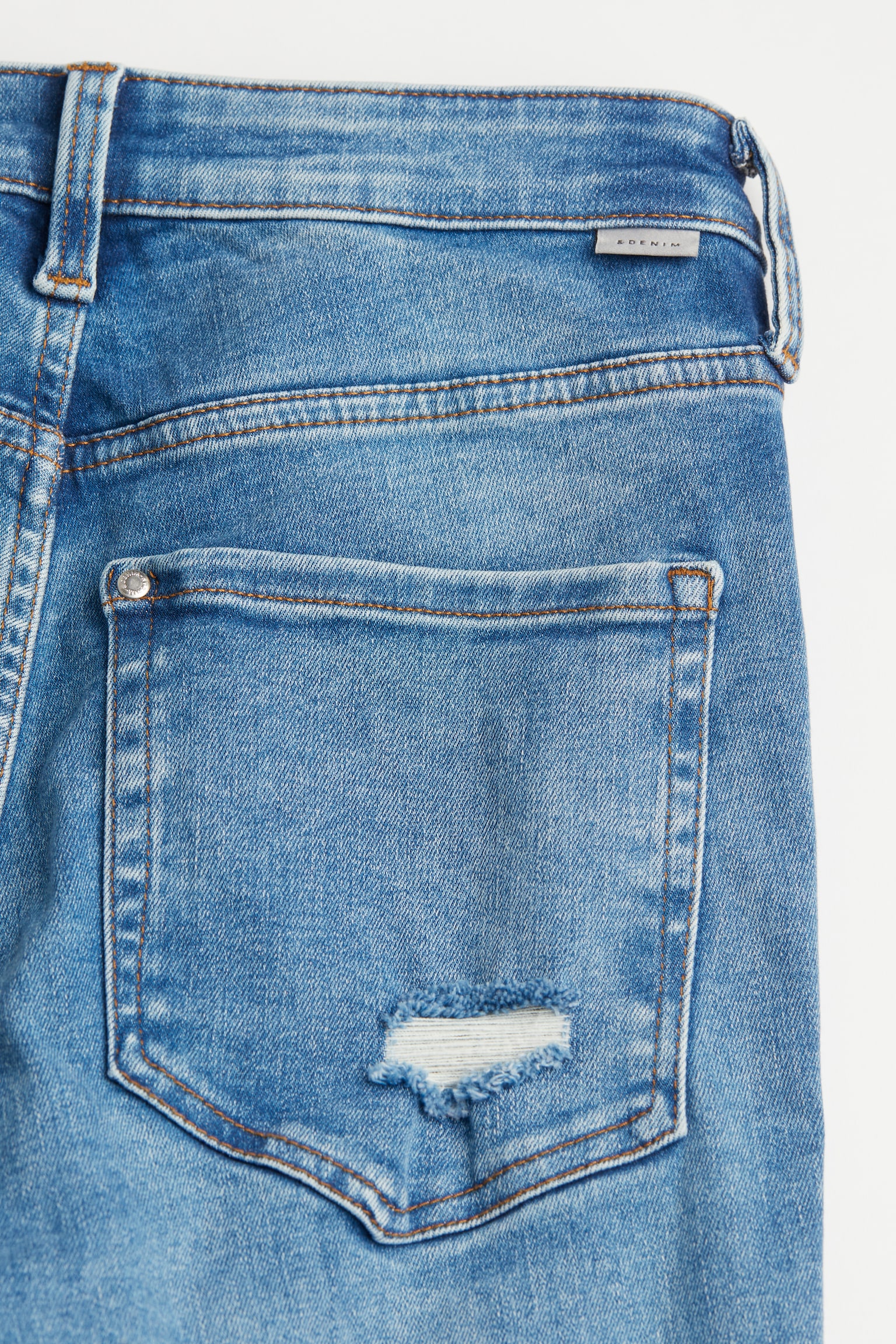 True To You Skinny High Jeans - Denimblauw - 3