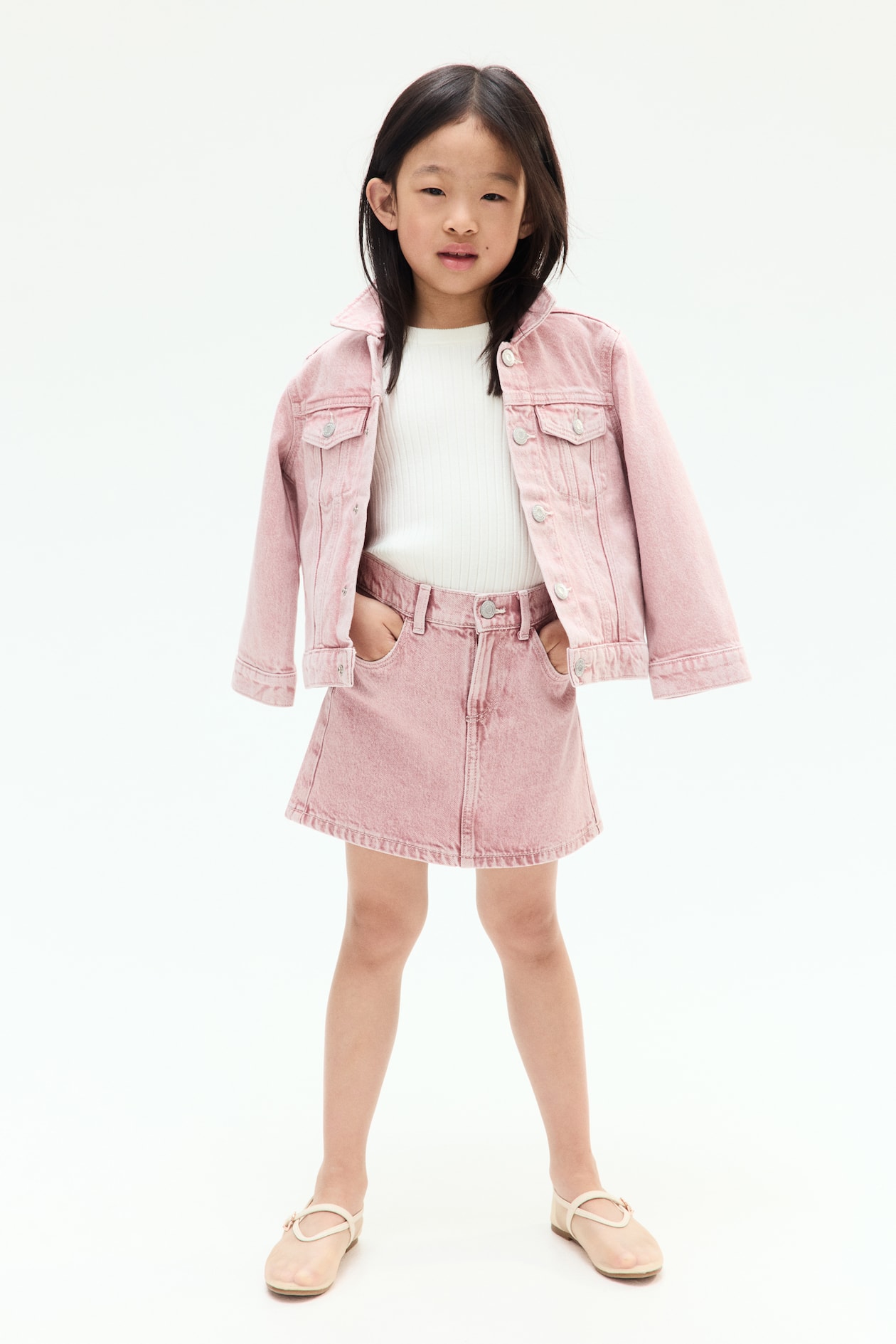 Denim Skirt Pink Kids H&M US