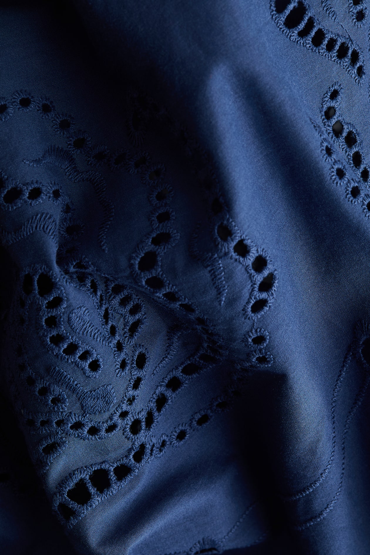 Eyelet-Embroidered Cotton Blouse - image 2