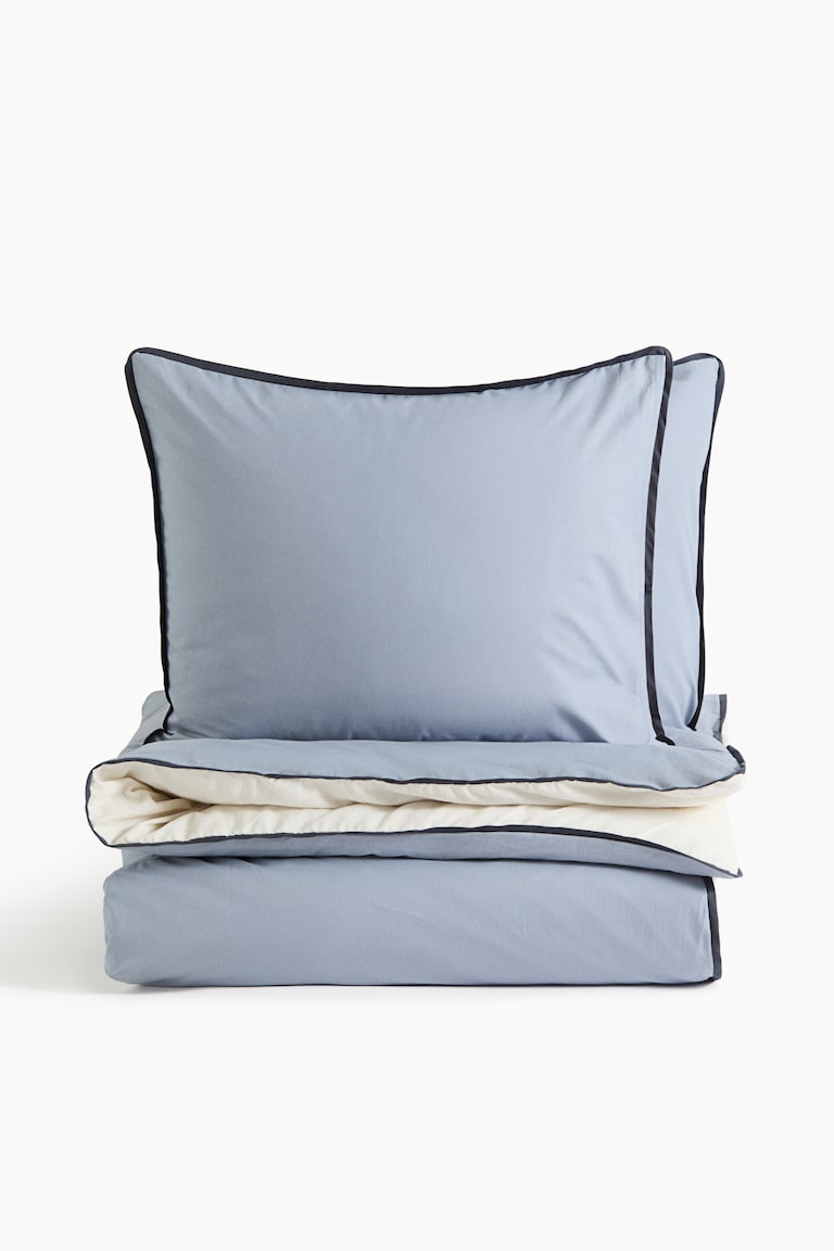 Cotton double/king duvet cover set