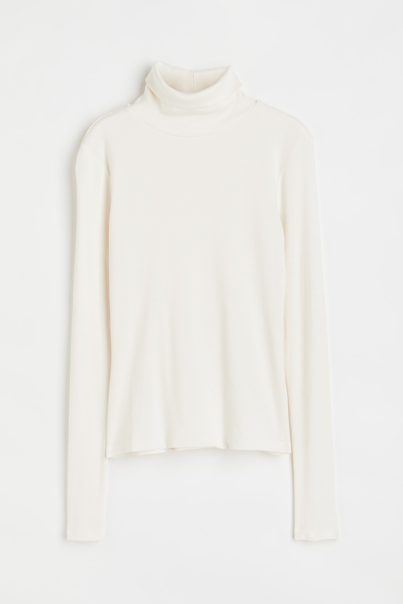 Polo-neck top - White/Black/Black/Cream/Beige/White/Light beige/Leopard print/Grey marl/Brown - 1