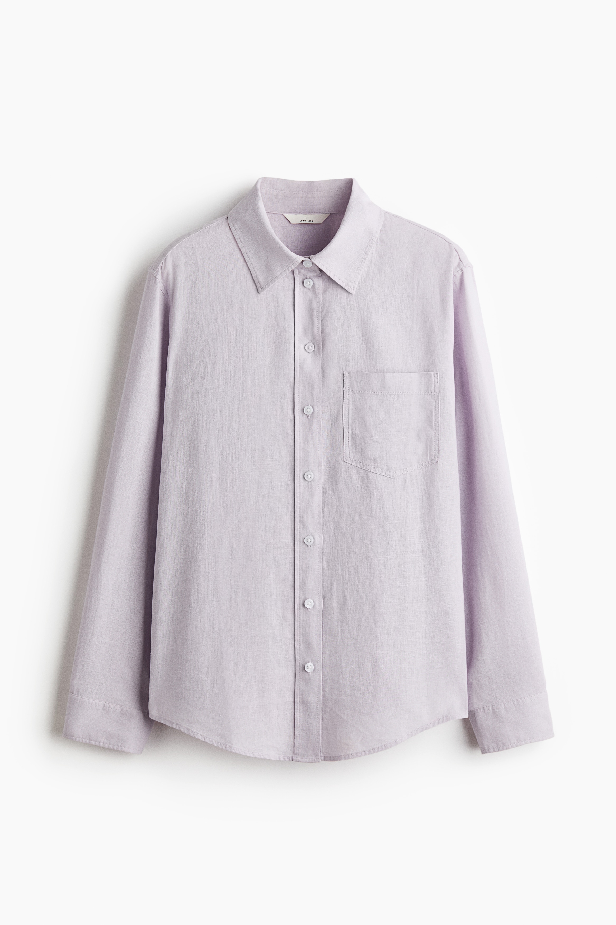Linen-blend shirtModel