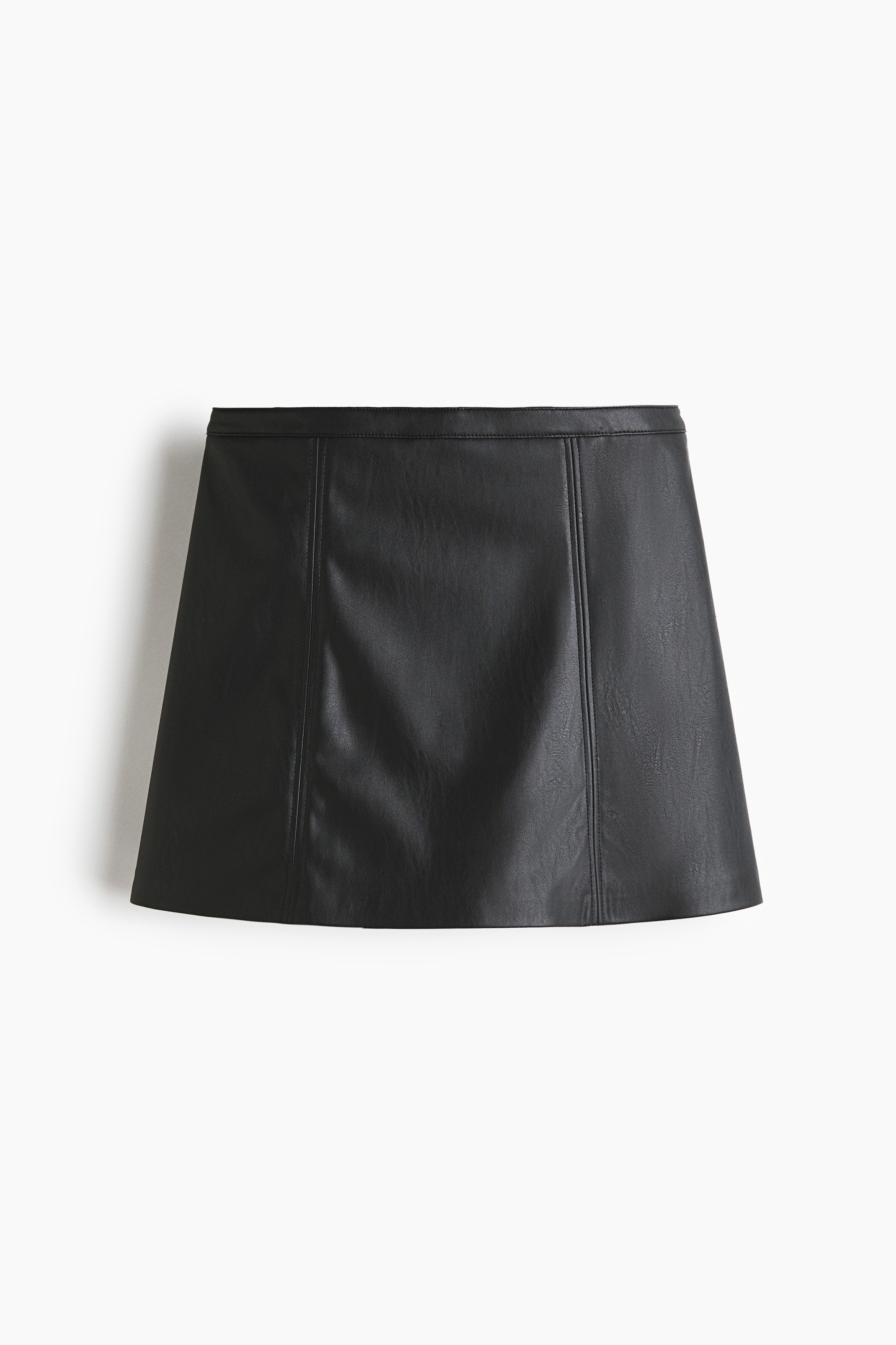 A-line mini skirt - Black/Dark denim blue/Light beige/Denim blue