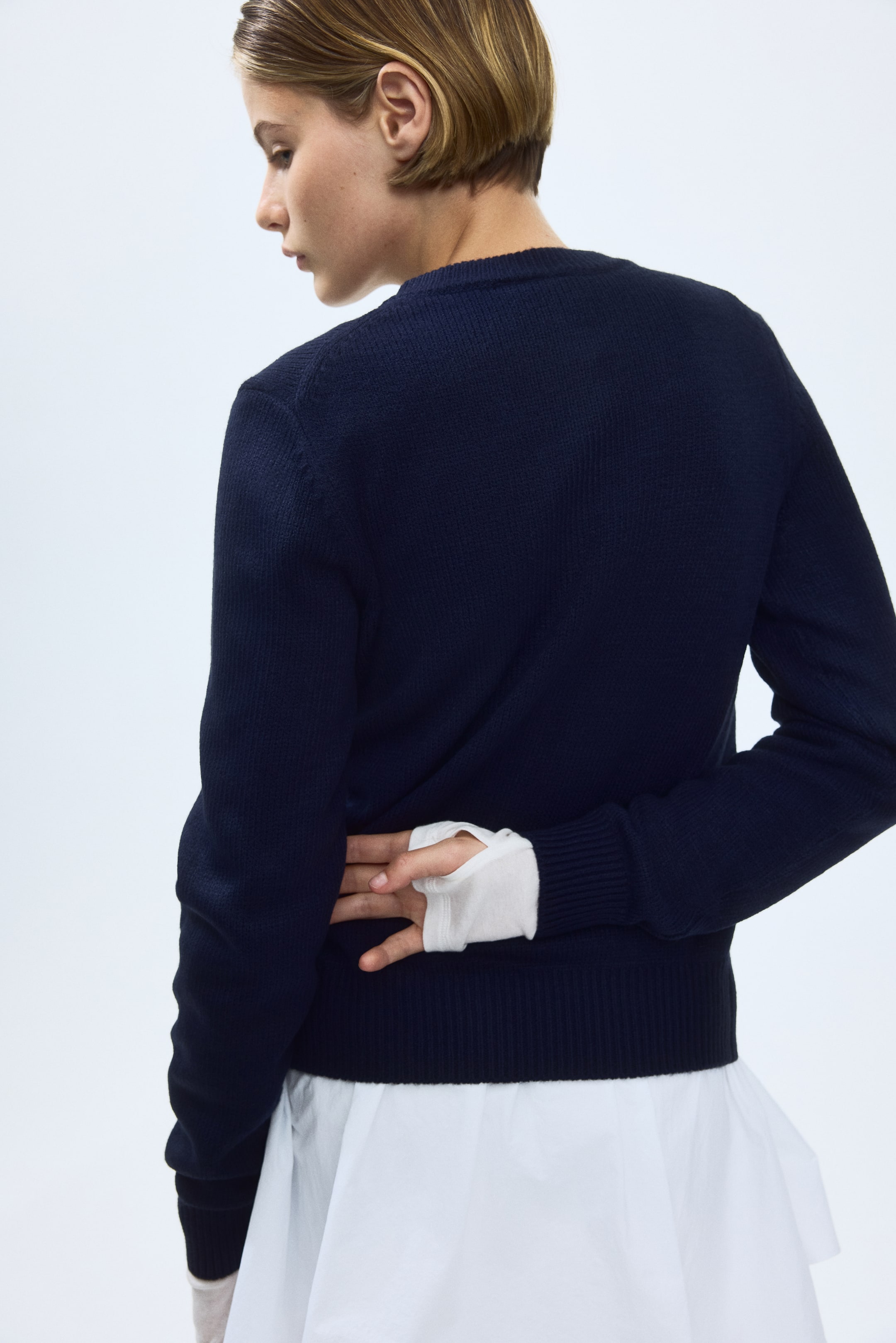 Gilet en tricot texturé