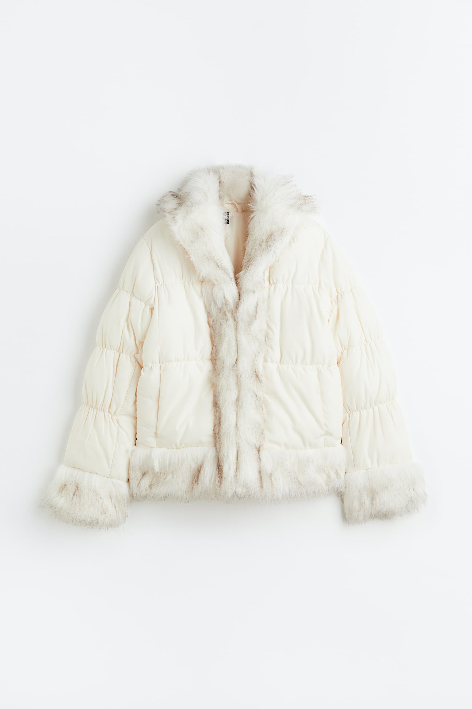 鋪棉外套 - 奶油色