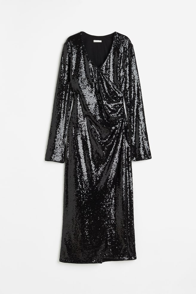 Sequined dress - Black/Silver-coloured - 2