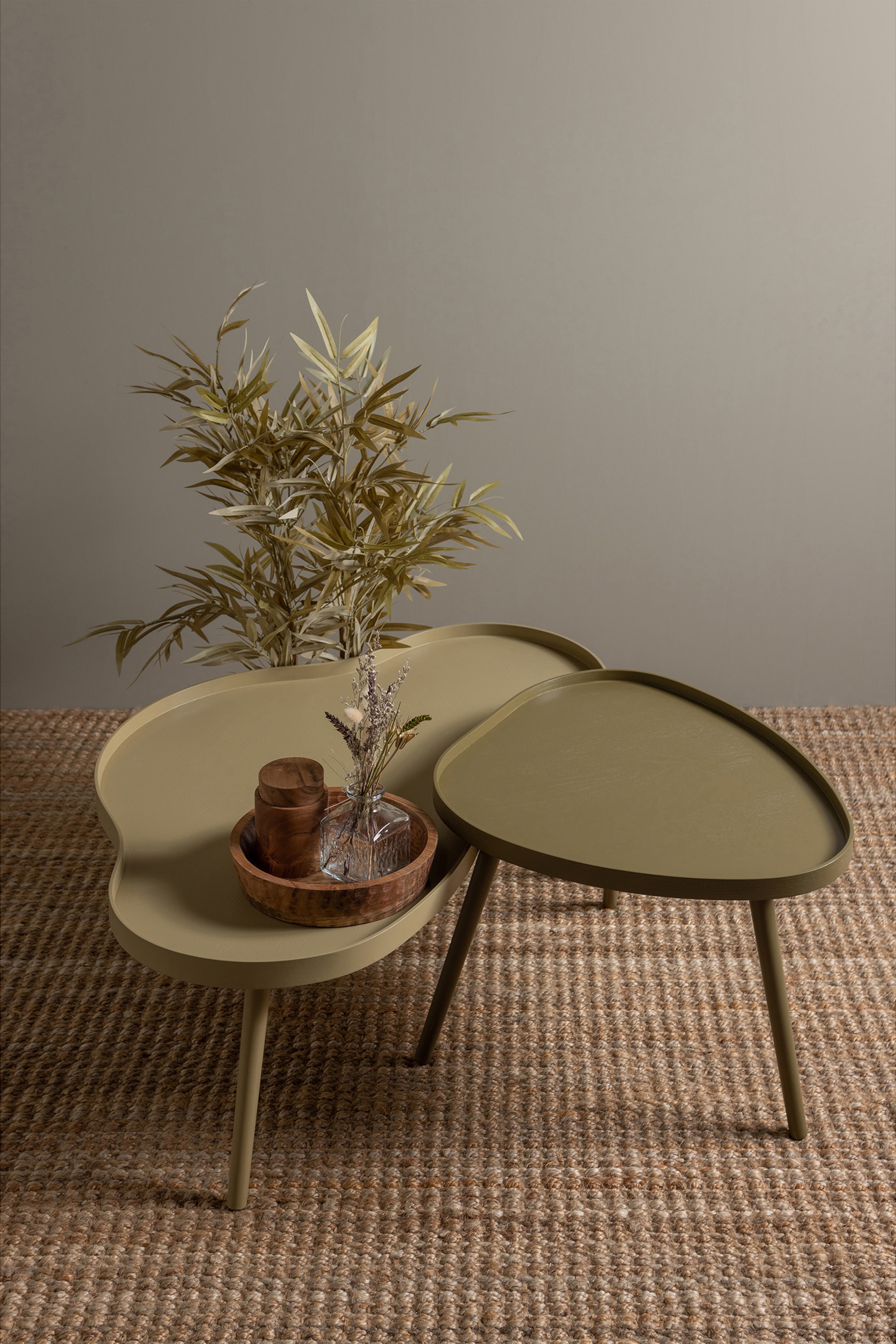 Grotere afbeelding bekijken: Mae Bijzettafel - Groen - WOOOD - HOME | H&M BE 1